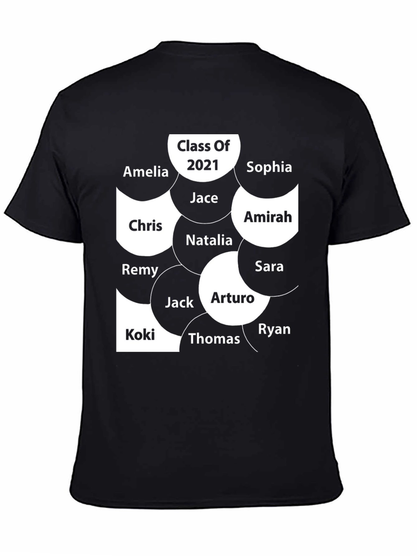Class of 2021 Personalized Name T-Shirt