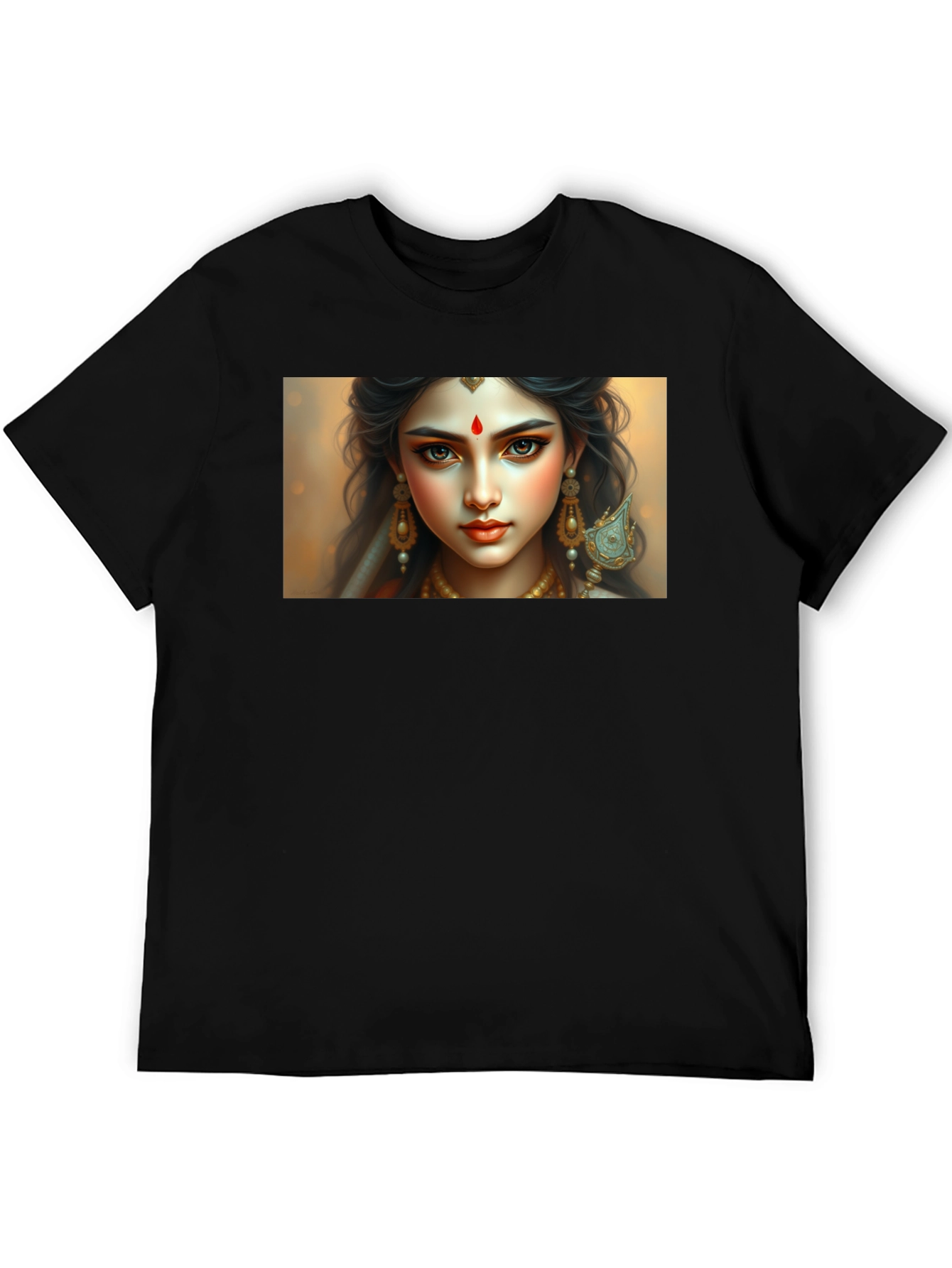 Goddess Graphic Tee - Stylish Unisex Black T-Shirt