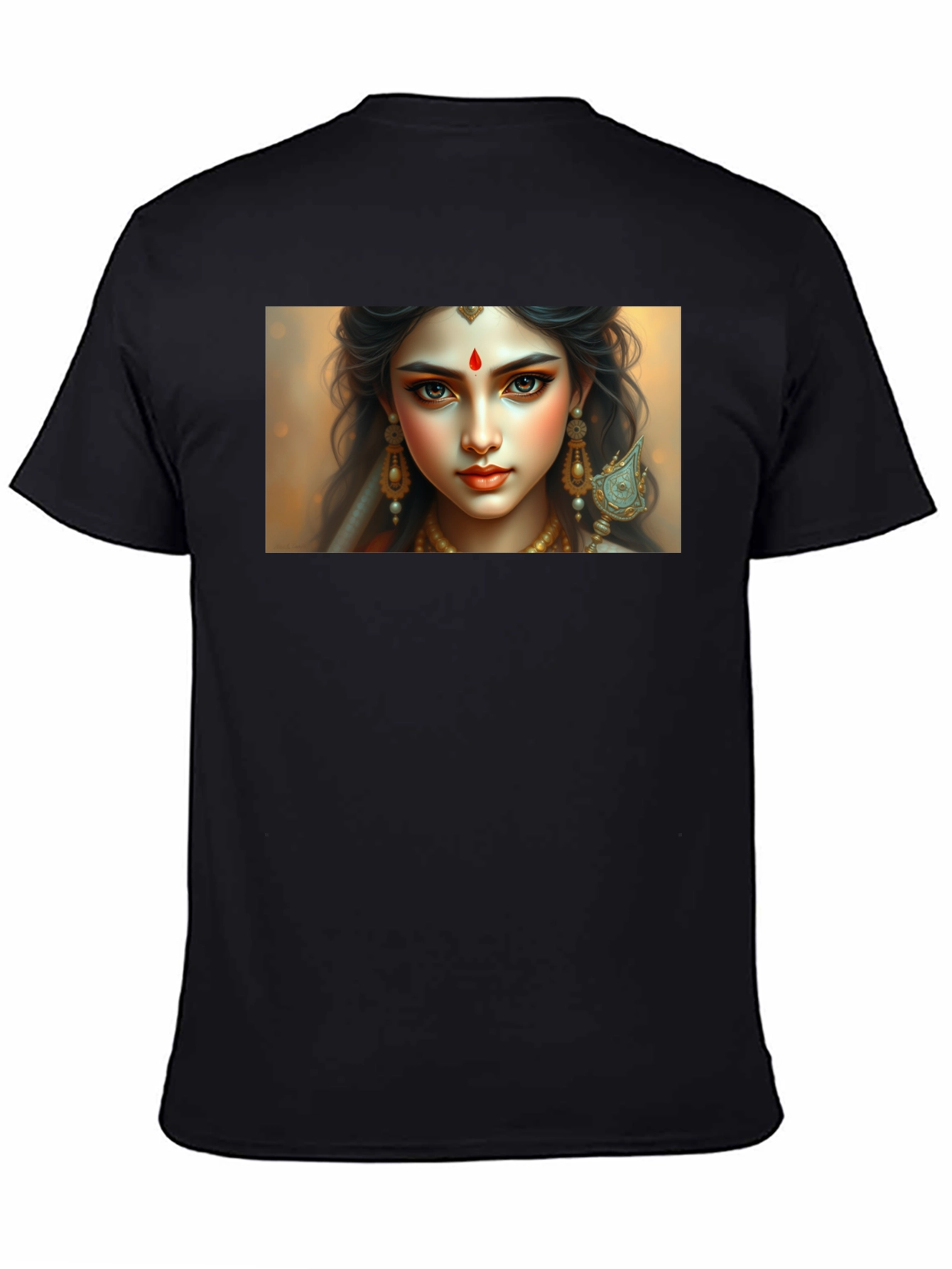Goddess Graphic Tee - Stylish Unisex Black T-Shirt