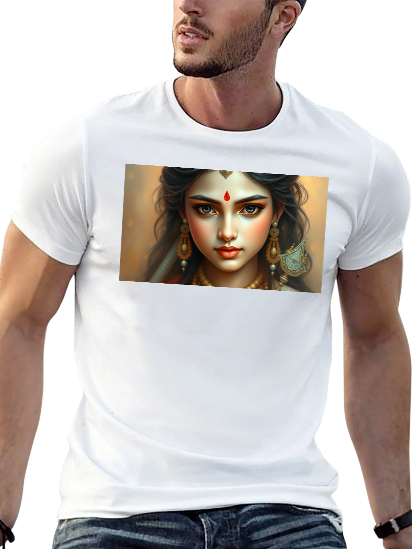 Goddess Graphic Tee - Stylish Unisex Black T-Shirt