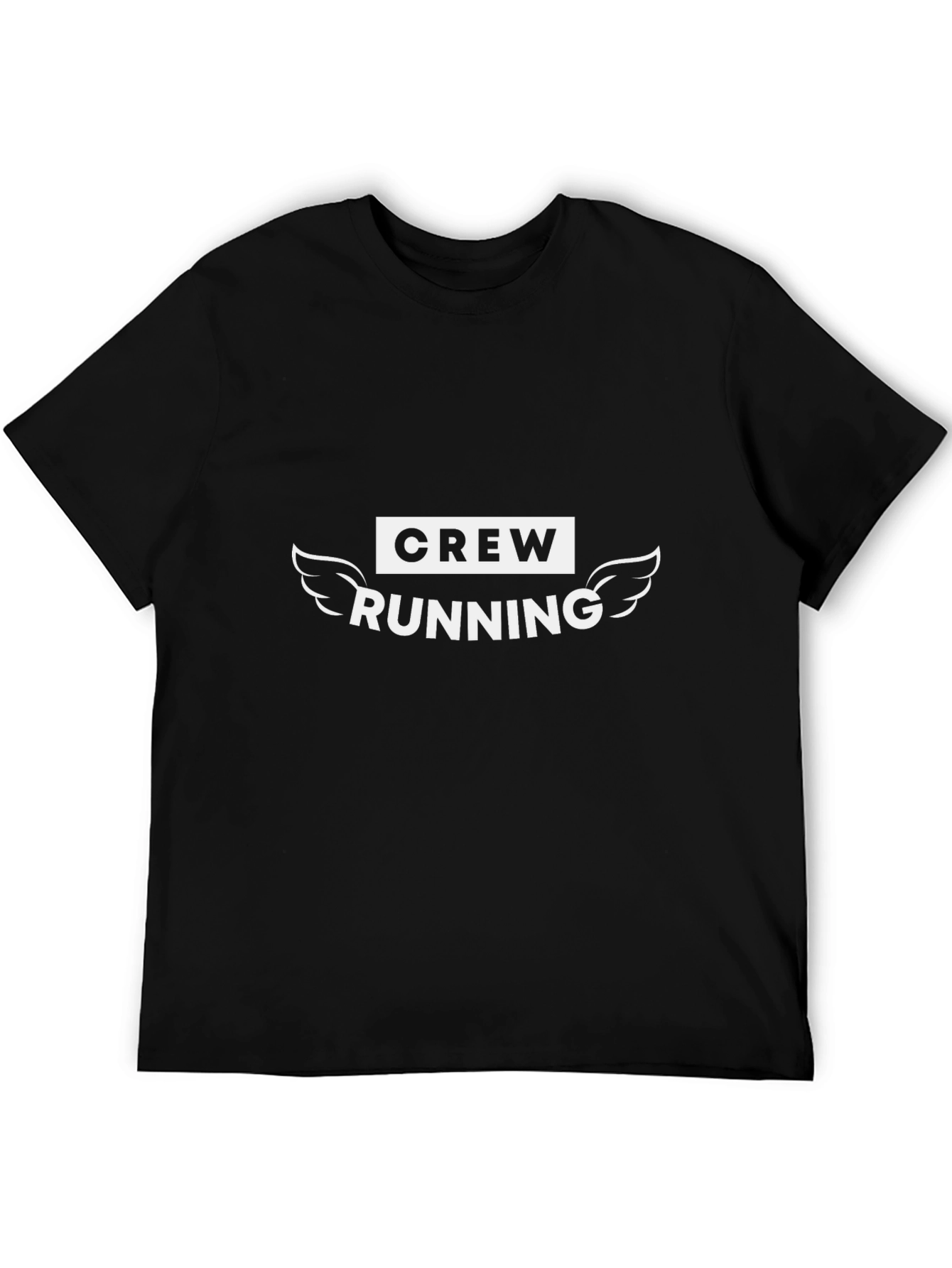 Crew Running Black T-Shirt