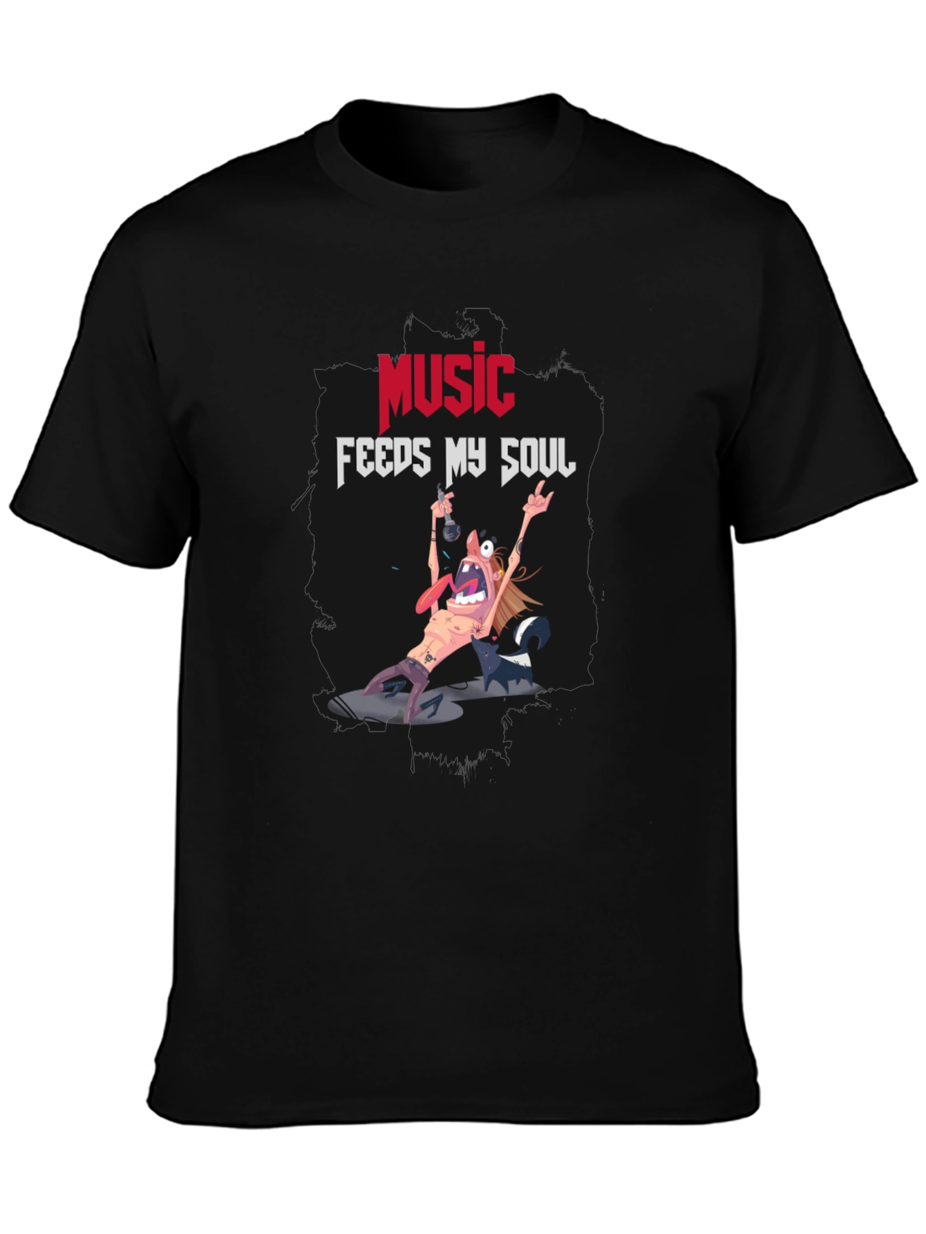 Music Feeds My Soul Graphic Tee