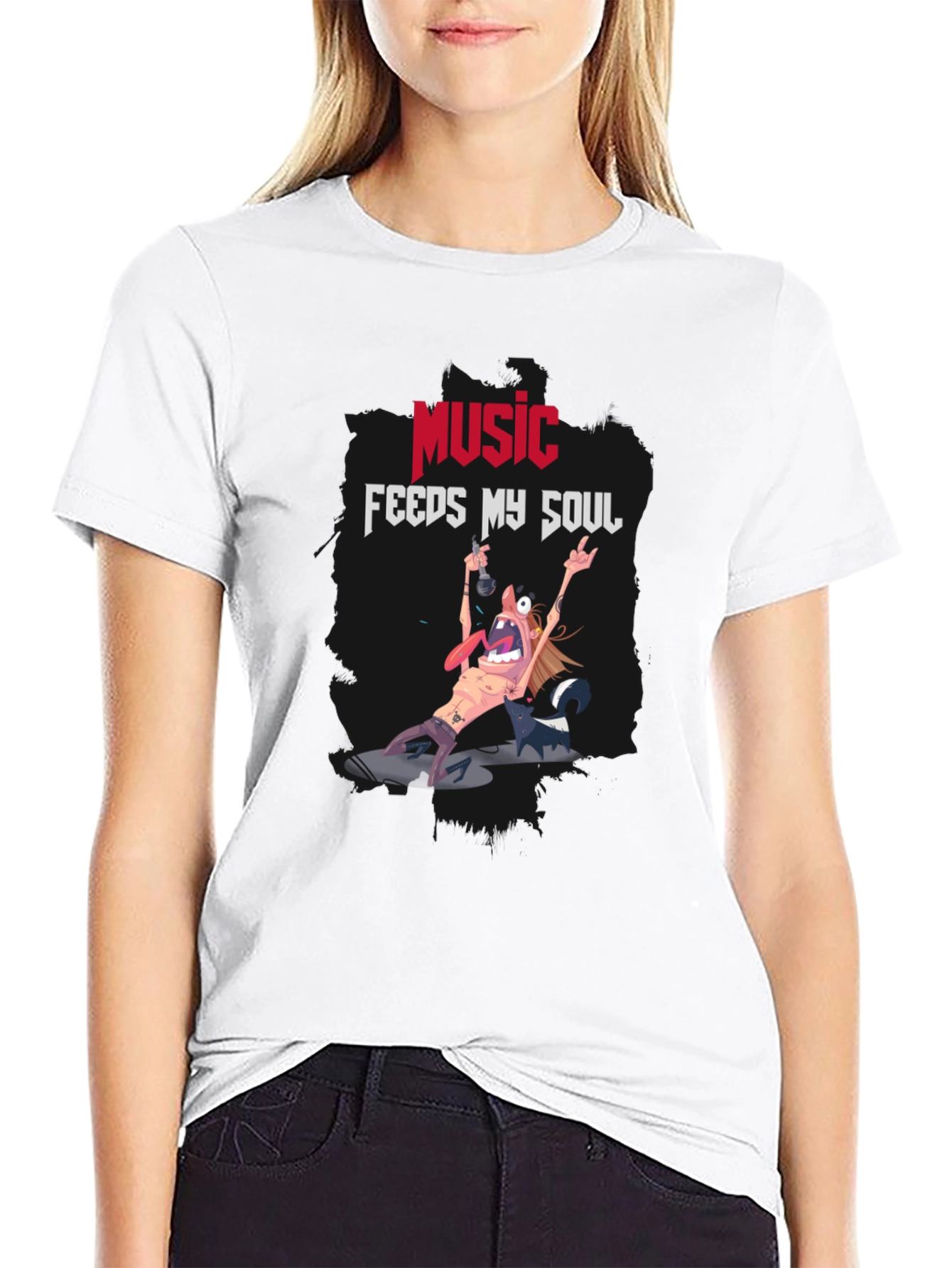 Music Feeds My Soul Graphic Tee