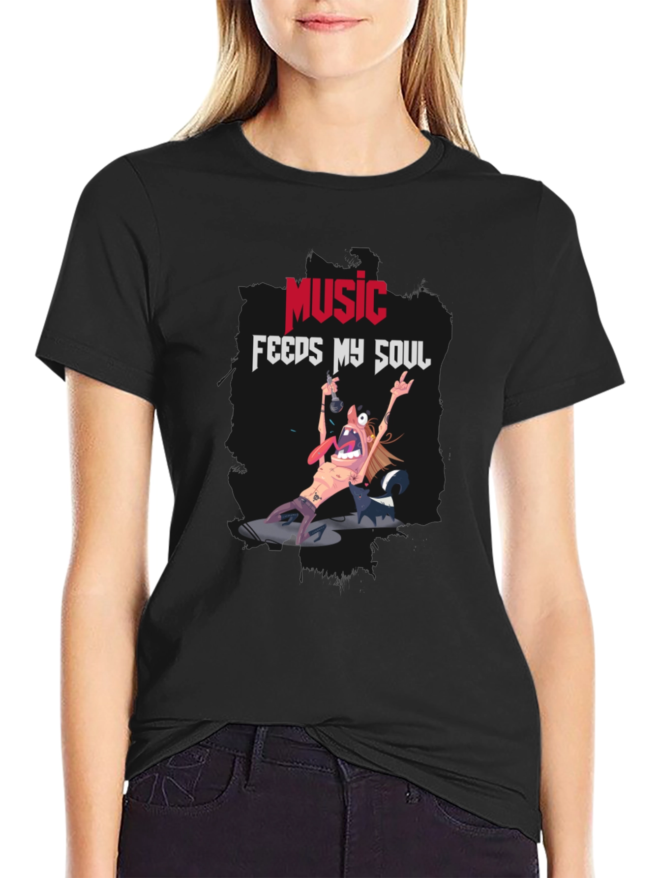 Music Feeds My Soul Graphic Tee