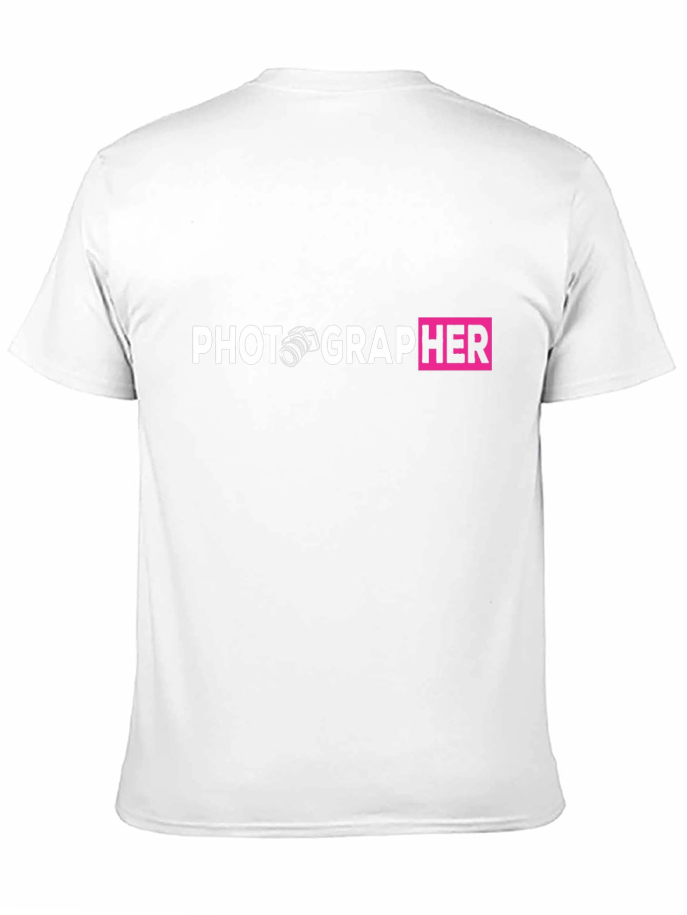 Photographer Graphic Tee - Camera Design Black T-Shirt