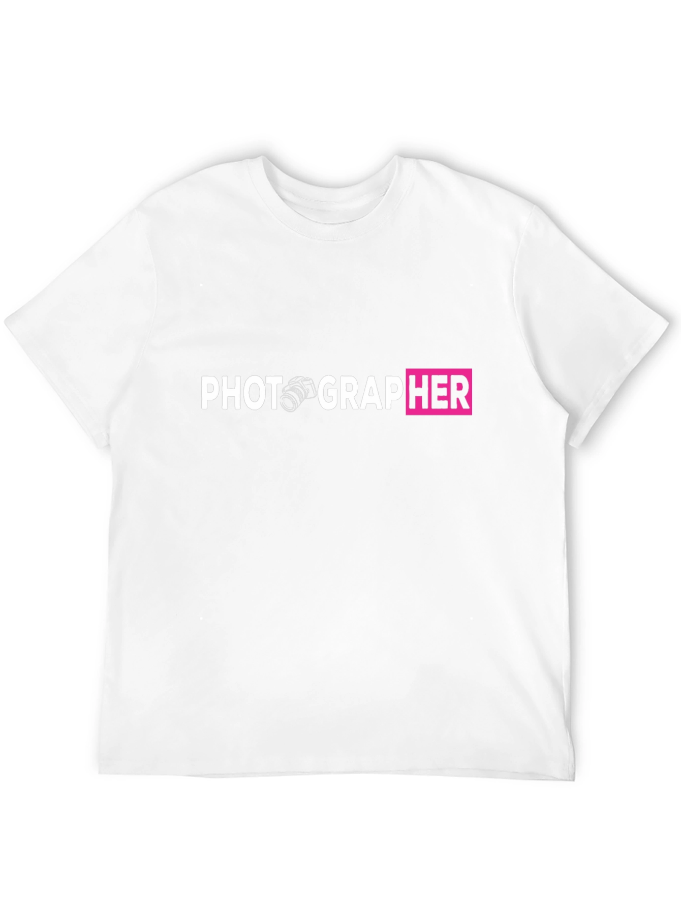 Photographer Graphic Tee - Camera Design Black T-Shirt
