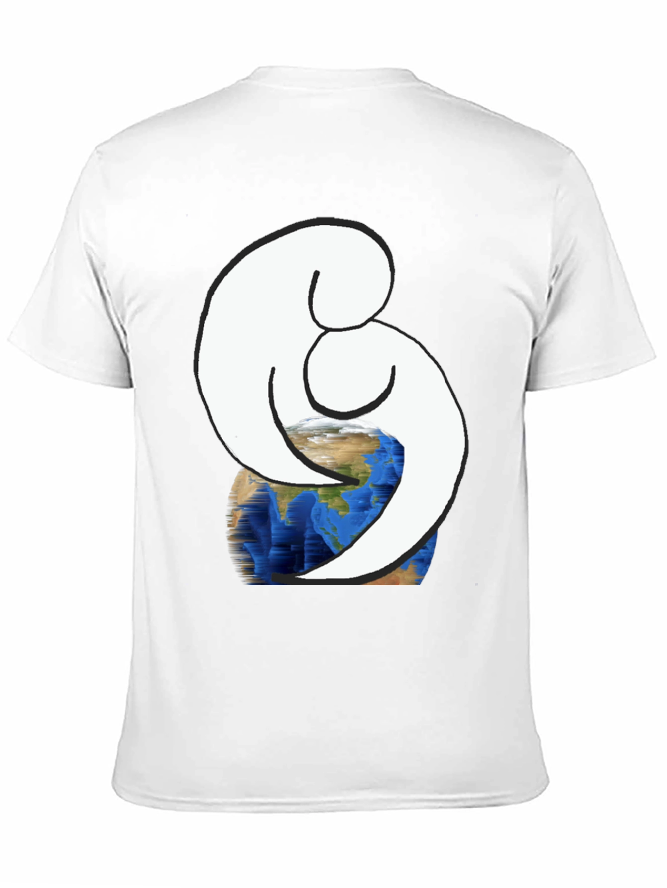 Embrace Earth Black Graphic Tee