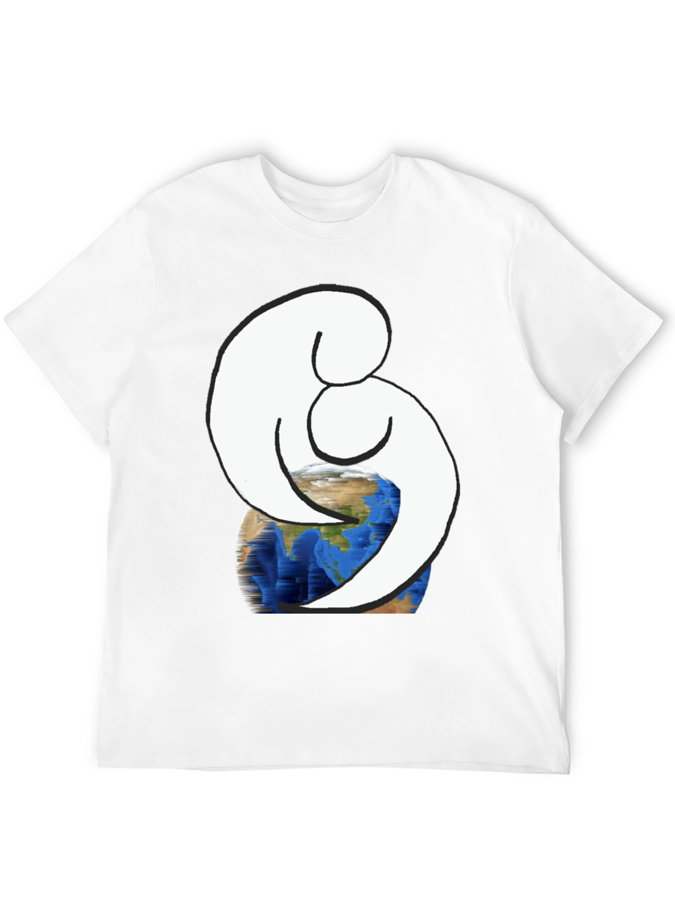 Embrace Earth Black Graphic Tee