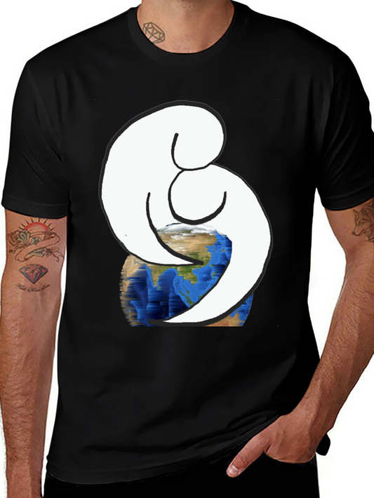 Embrace Earth Black Graphic Tee