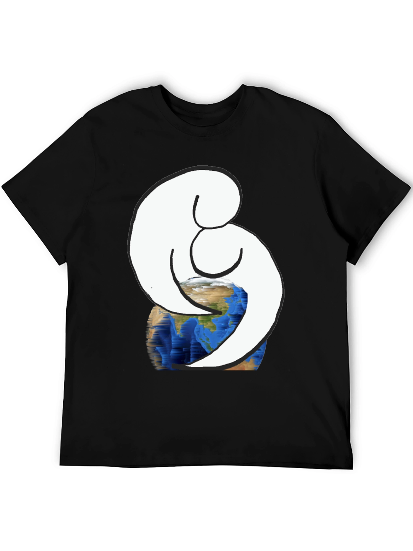 Embrace Earth Black Graphic Tee