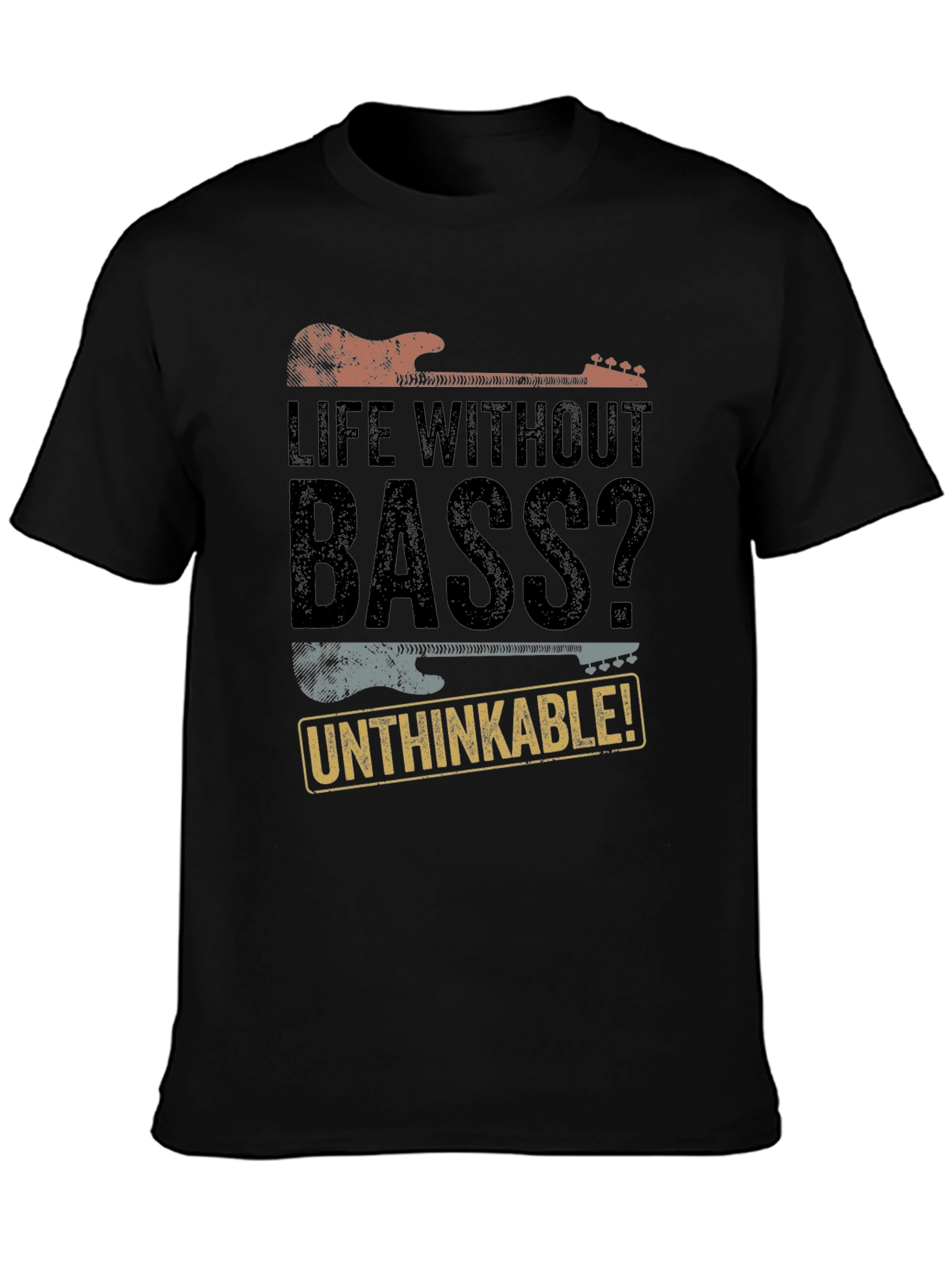 Life Without Bass? T-Shirt - Musician Apparel