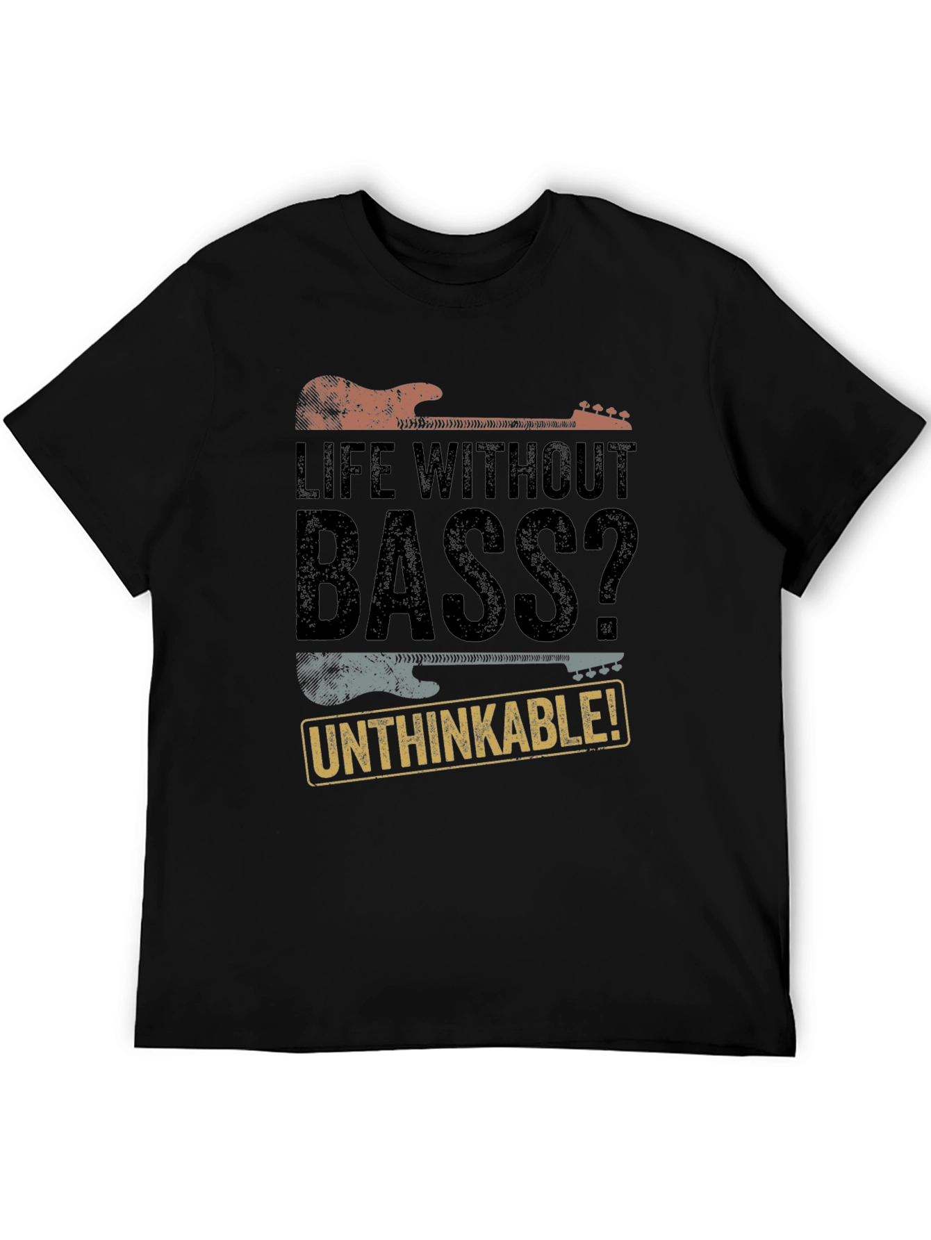 Life Without Bass? T-Shirt - Musician Apparel