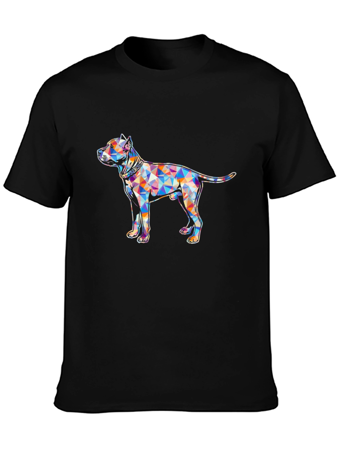 Geometric Pitbull Graphic Tee