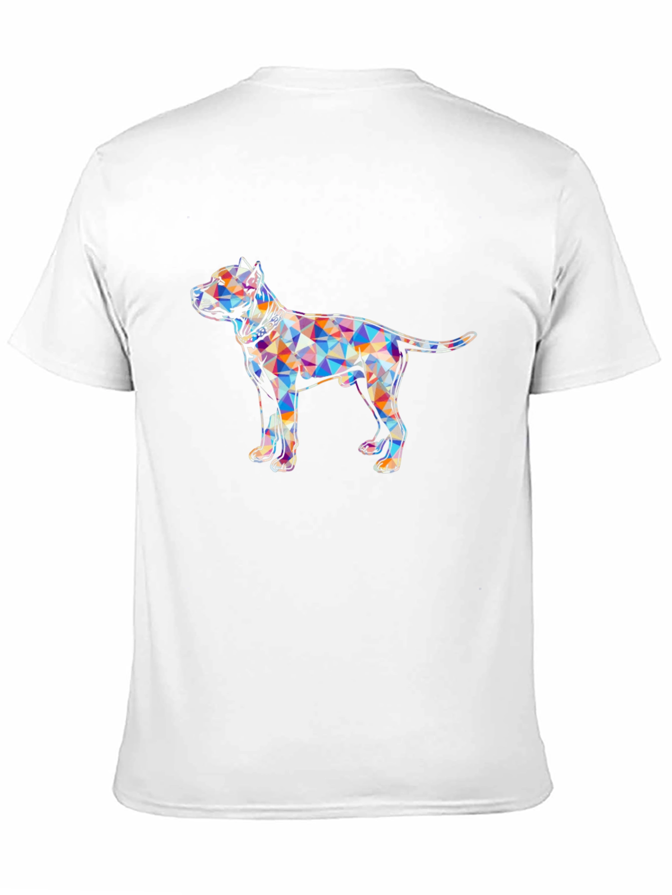 Geometric Pitbull Graphic Tee