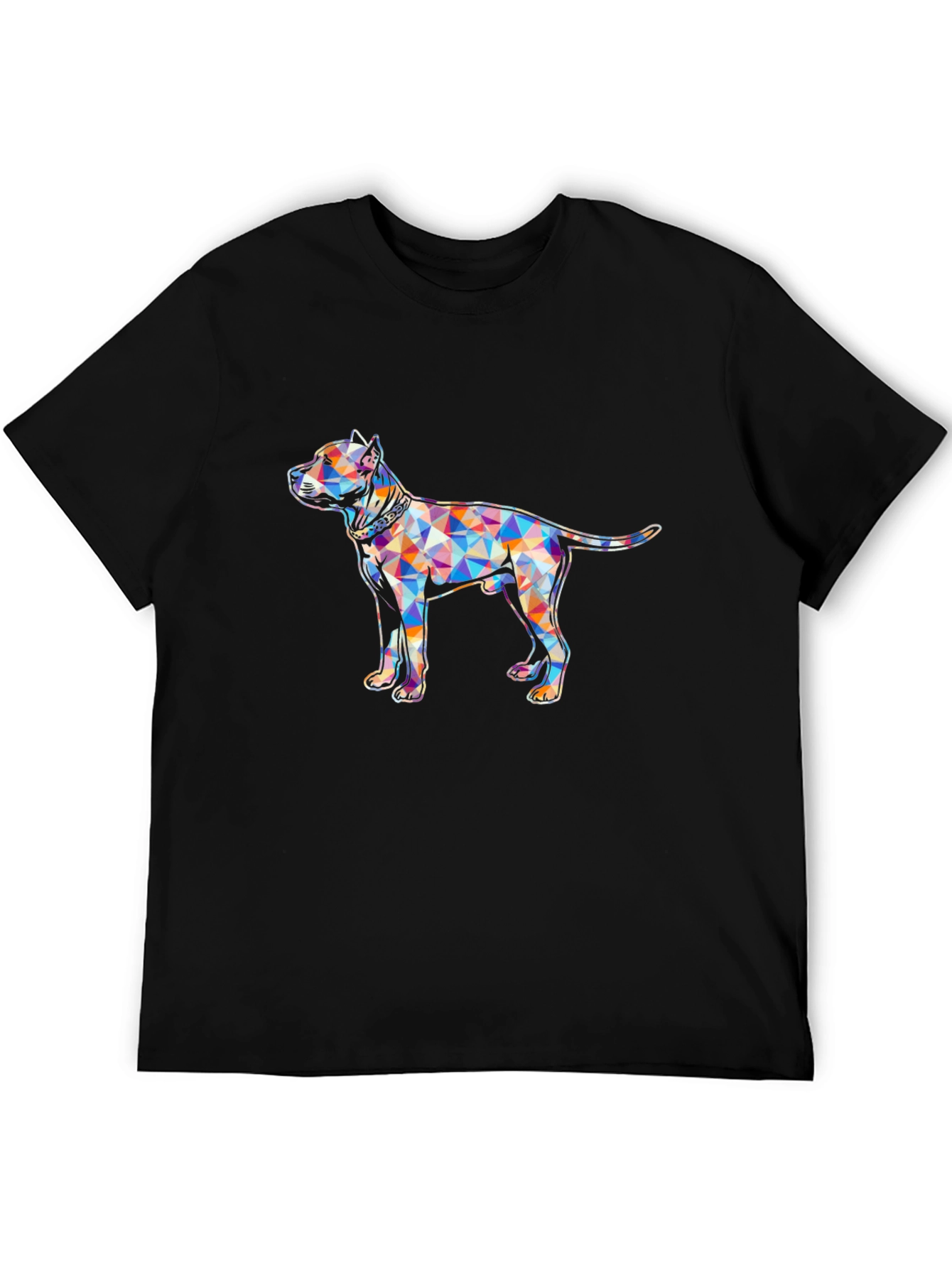 Geometric Pitbull Graphic Tee