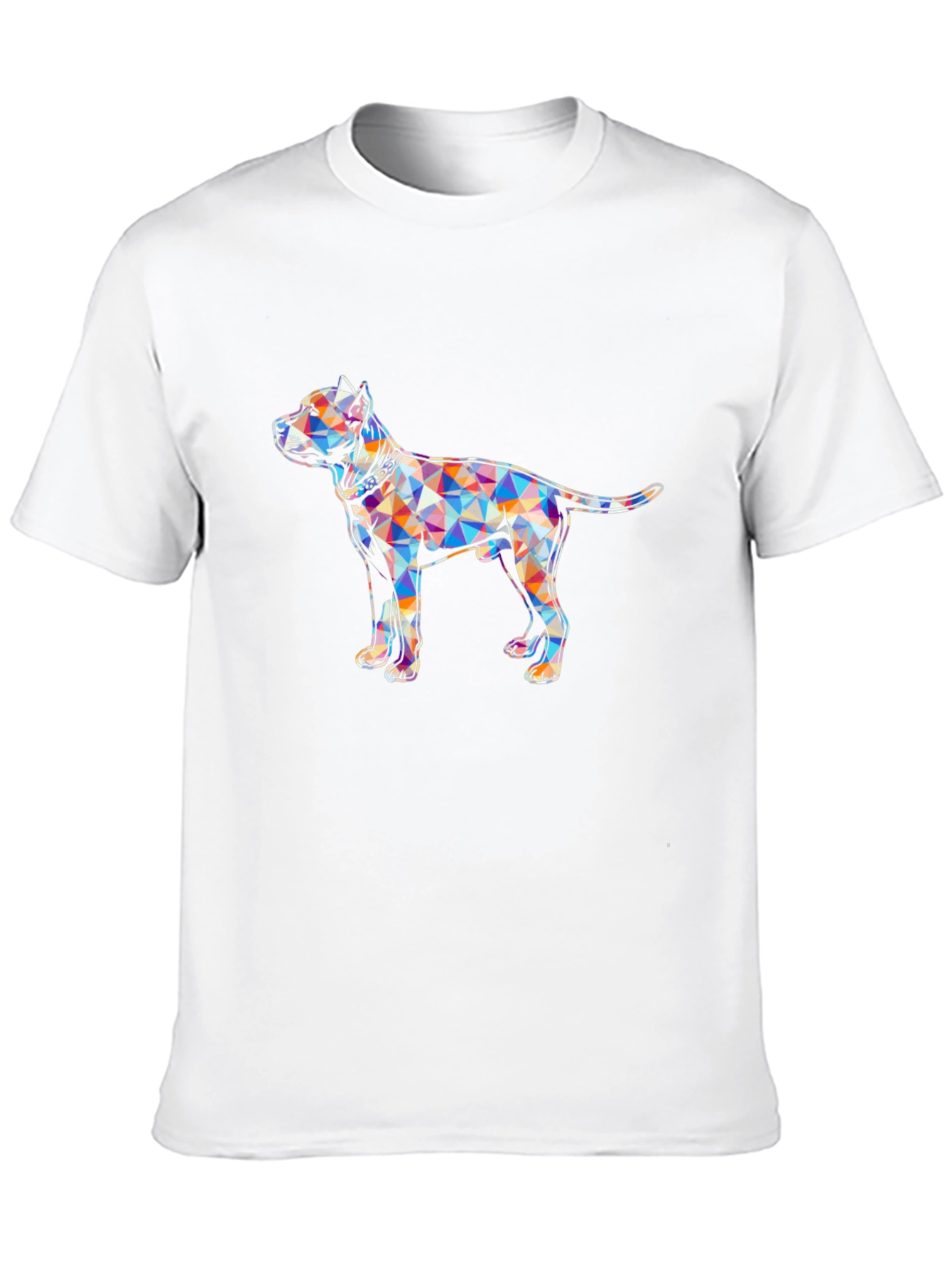 Geometric Pitbull Graphic Tee