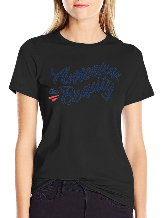 America the Beauty Graphic Tee - Patriotic Casual Wear