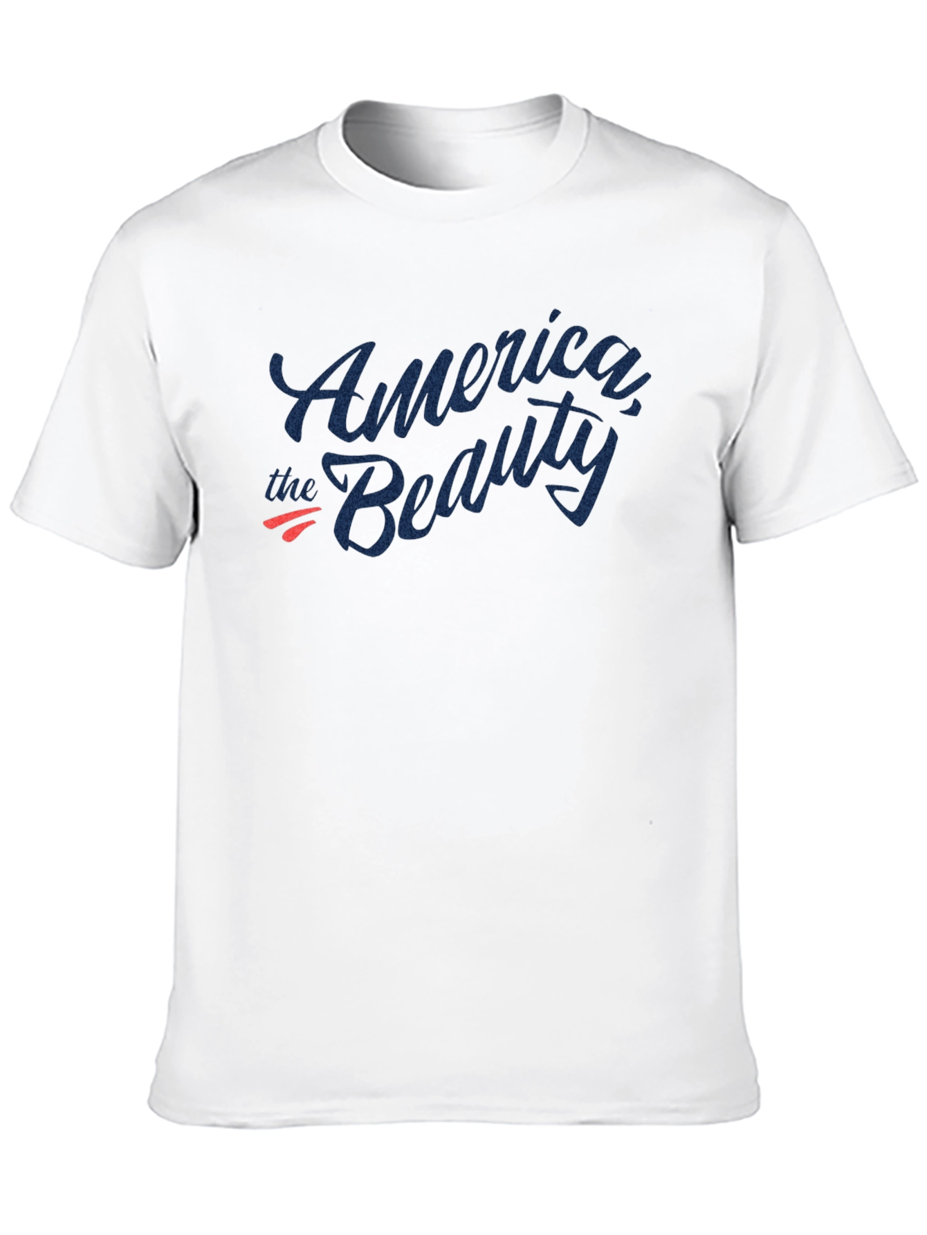 America the Beauty Graphic Tee - Patriotic Casual Wear