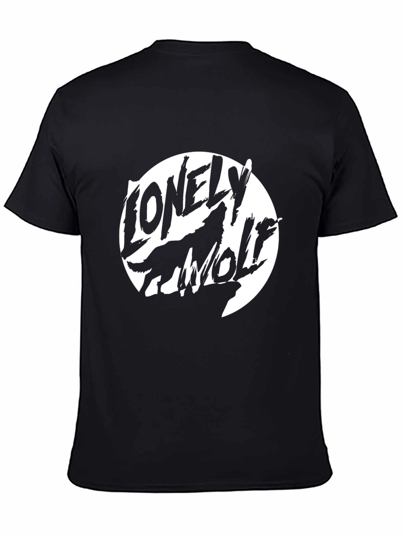 Lonely Wolf Graphic T-Shirt