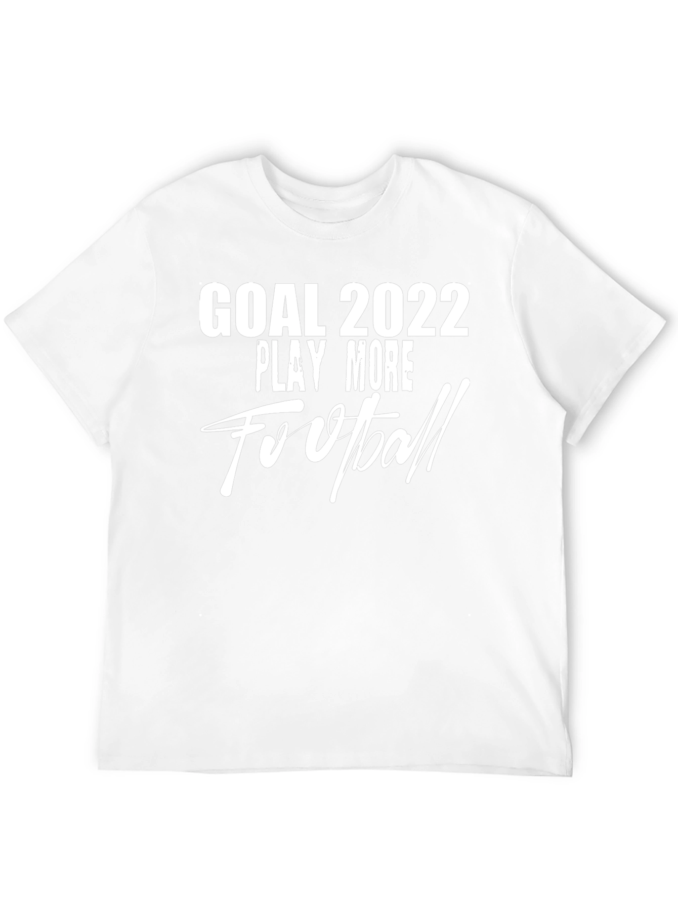 Goal 2022 Play More Football Black T-Shirt