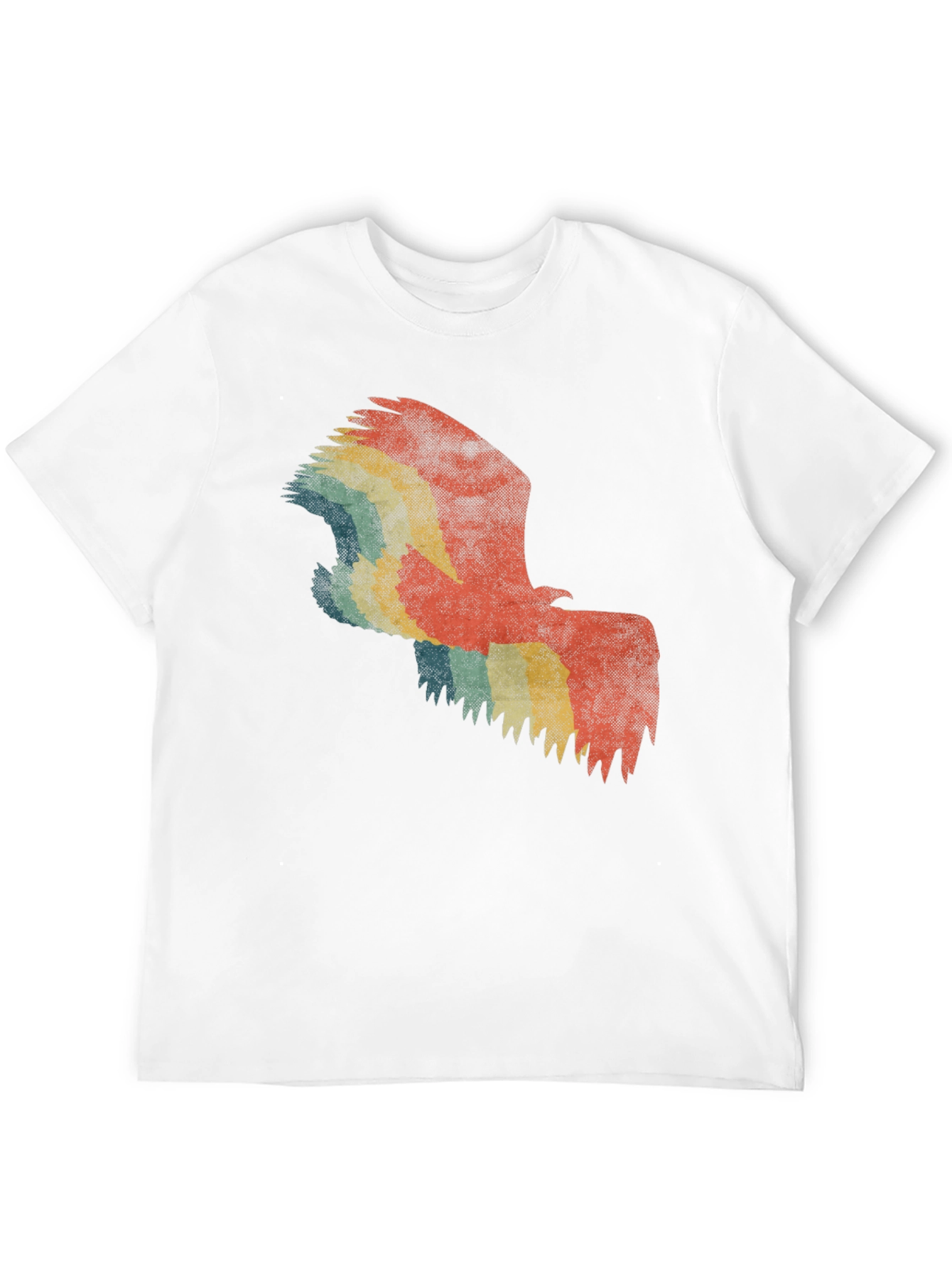 Retro Eagle Graphic Tee - Black