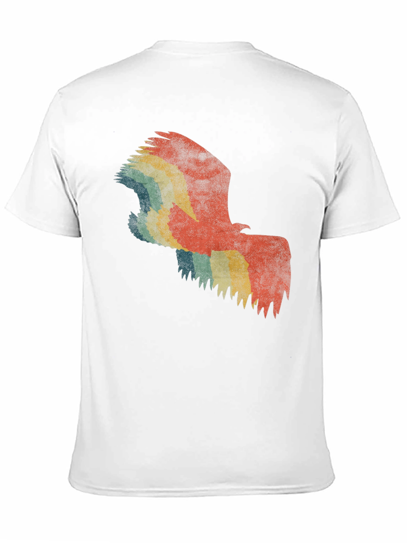 Retro Eagle Graphic Tee - Black