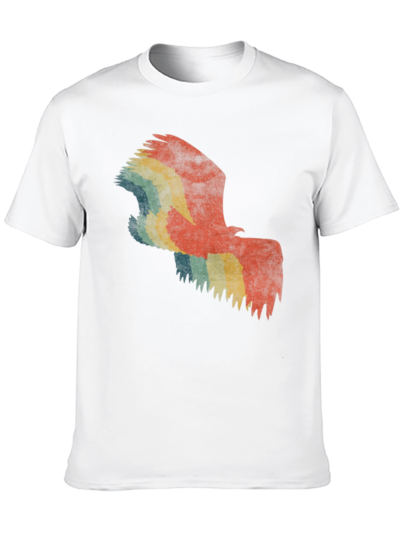 Retro Eagle Graphic Tee - Black