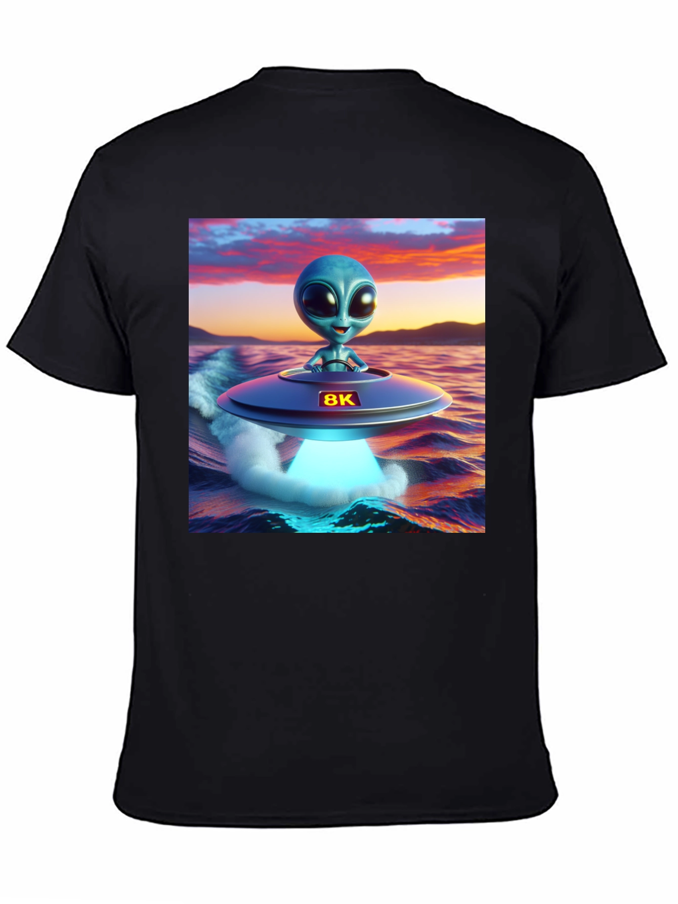 Alien UFO T-Shirt - 8K Graphics