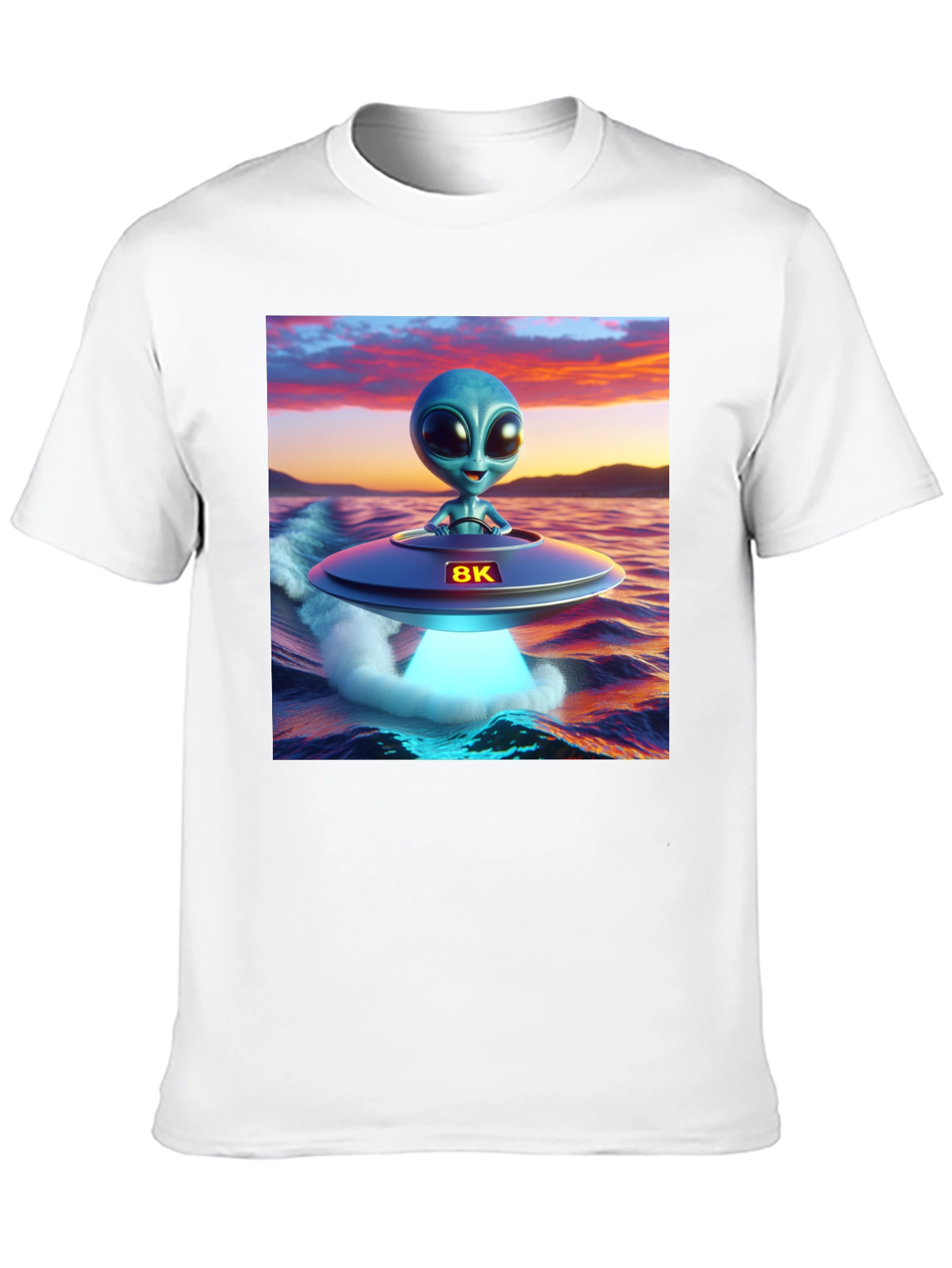 Alien UFO T-Shirt - 8K Graphics