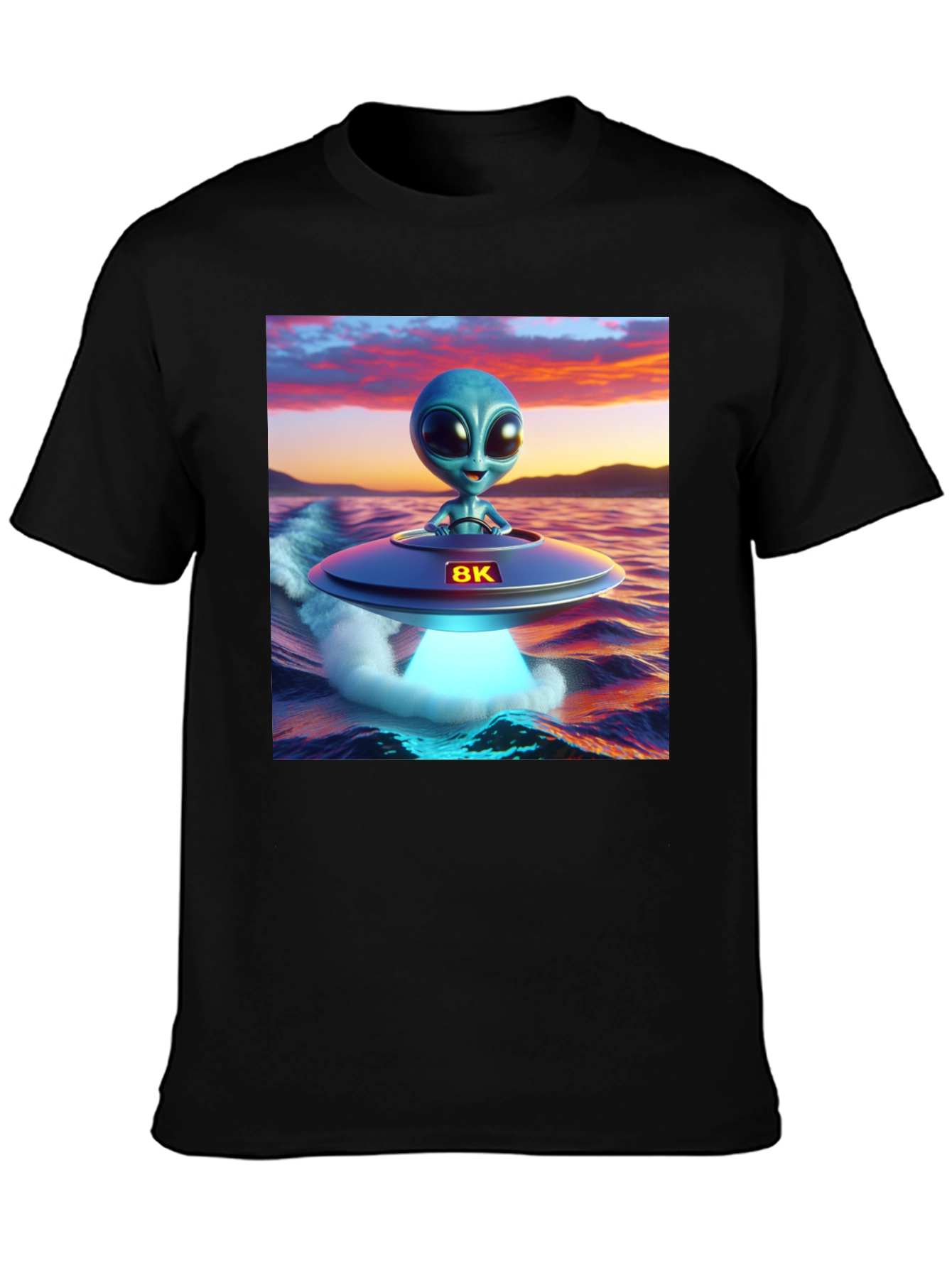 Alien UFO T-Shirt - 8K Graphics