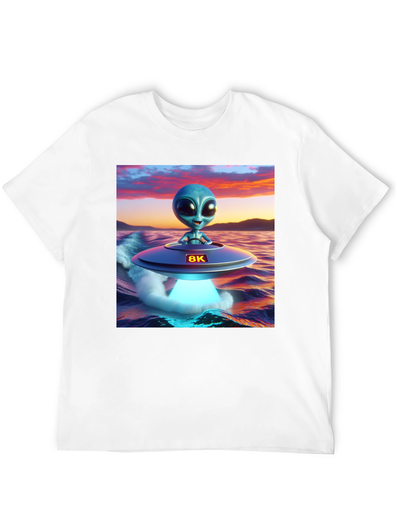 Alien UFO T-Shirt - 8K Graphics