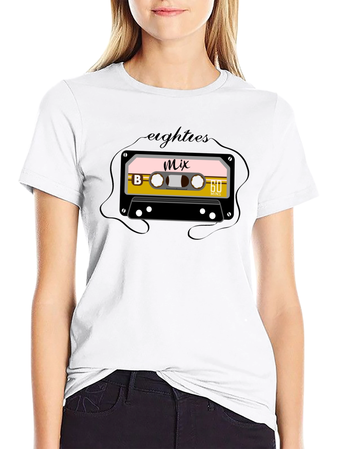 80s Retro Mix Tape Graphic Tee