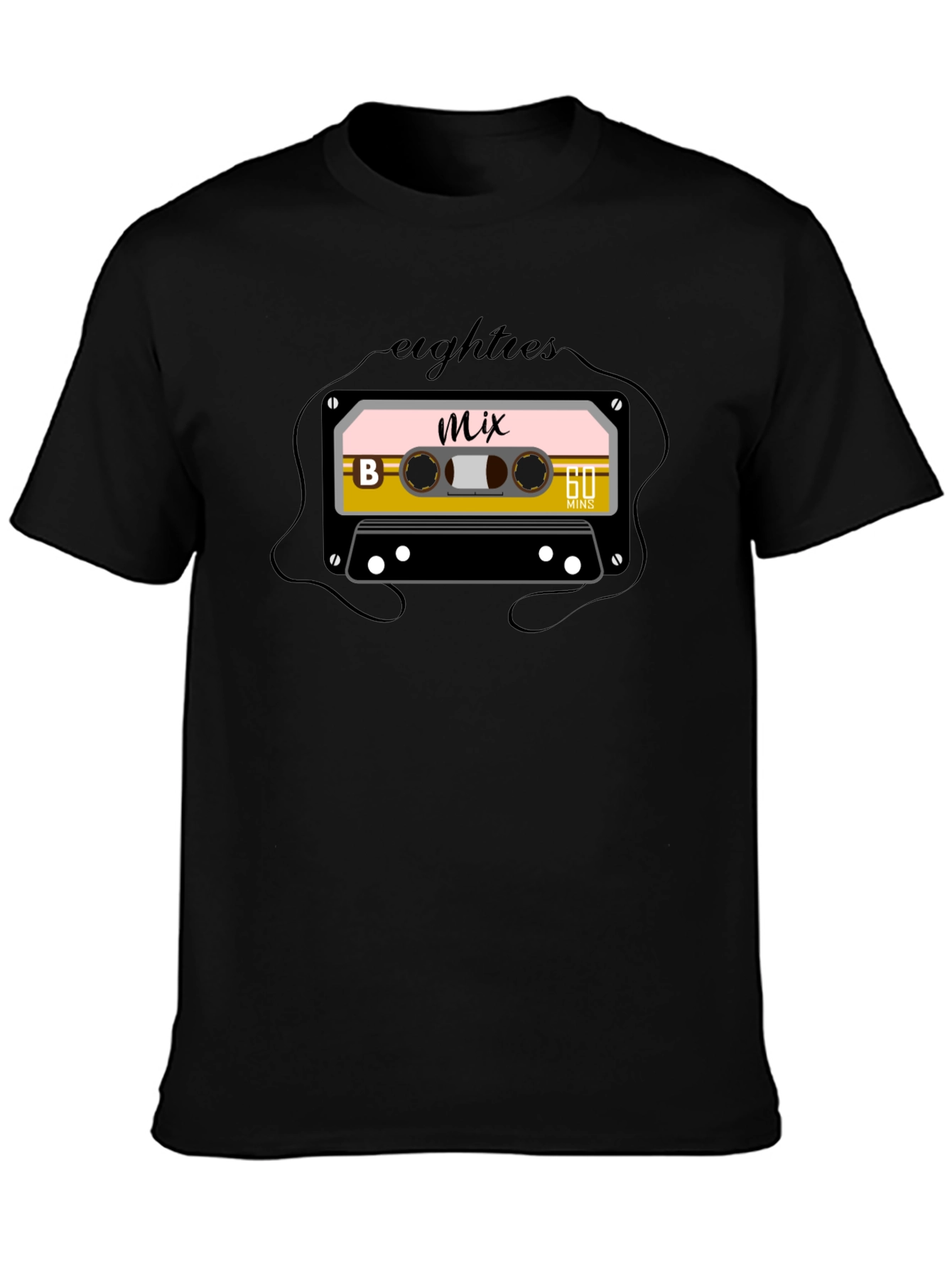 80s Retro Mix Tape Graphic Tee
