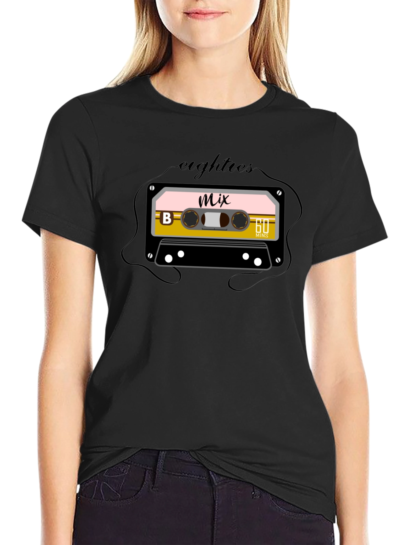 80s Retro Mix Tape Graphic Tee