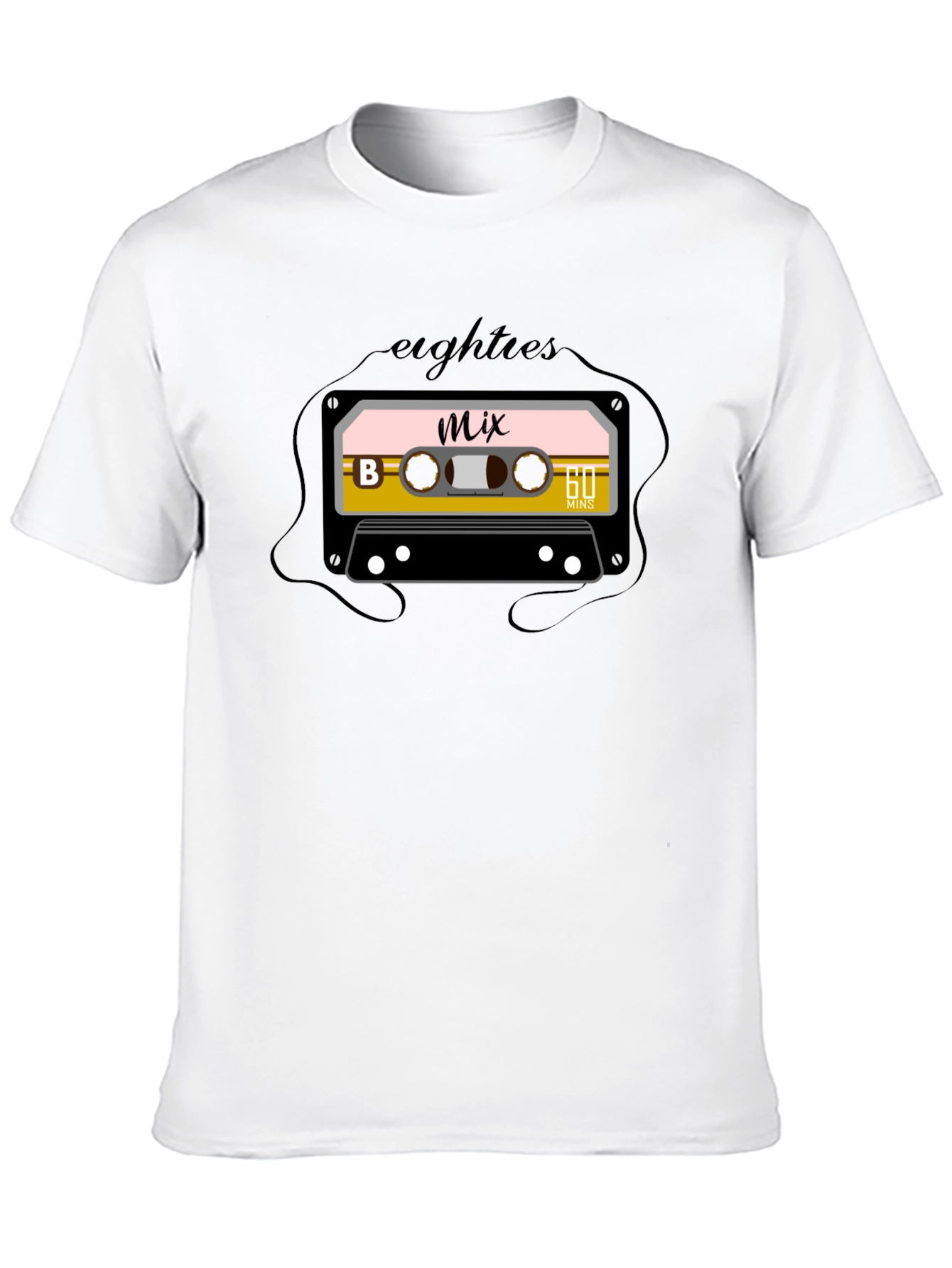 80s Retro Mix Tape Graphic Tee
