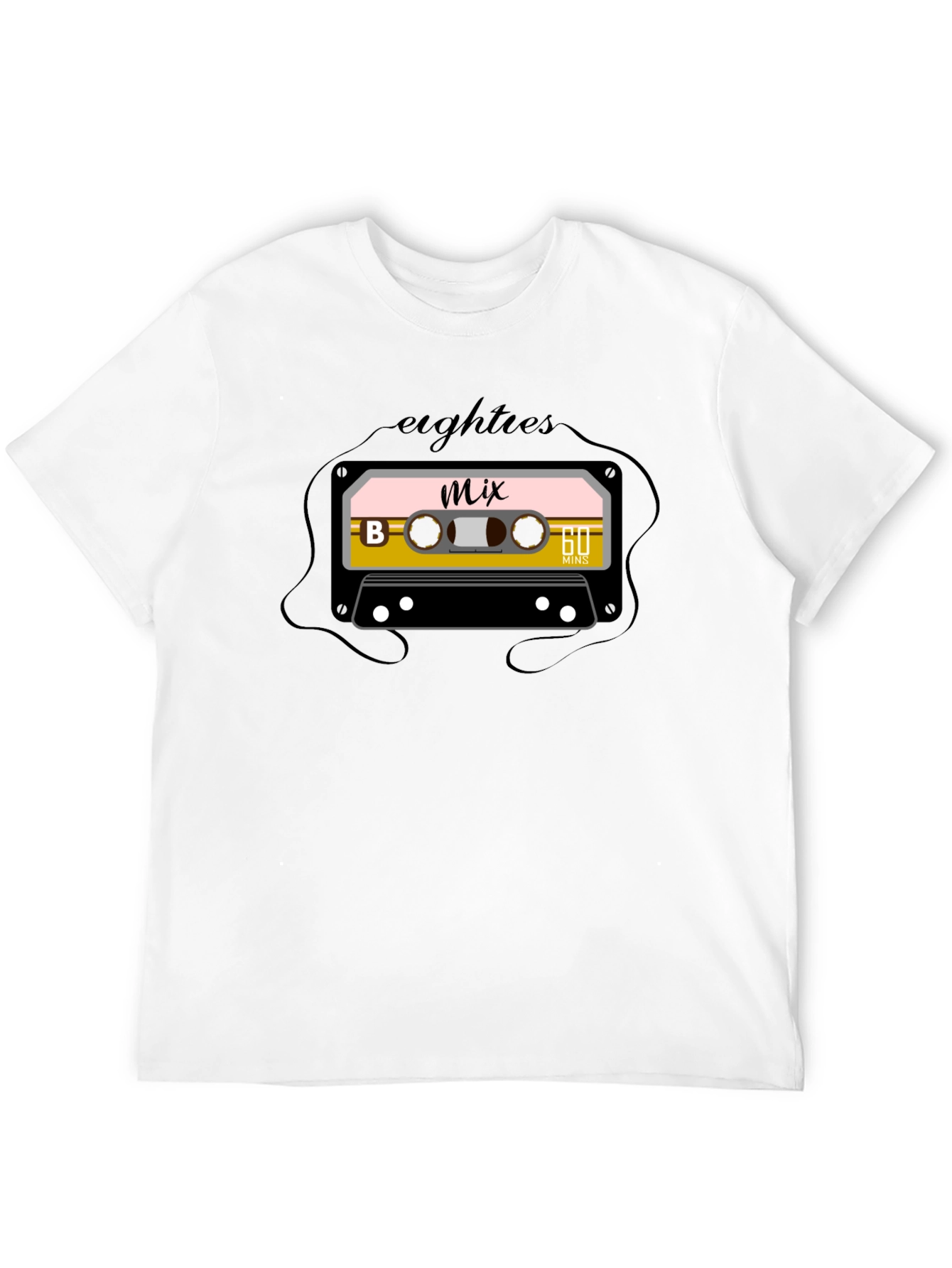 80s Retro Mix Tape Graphic Tee