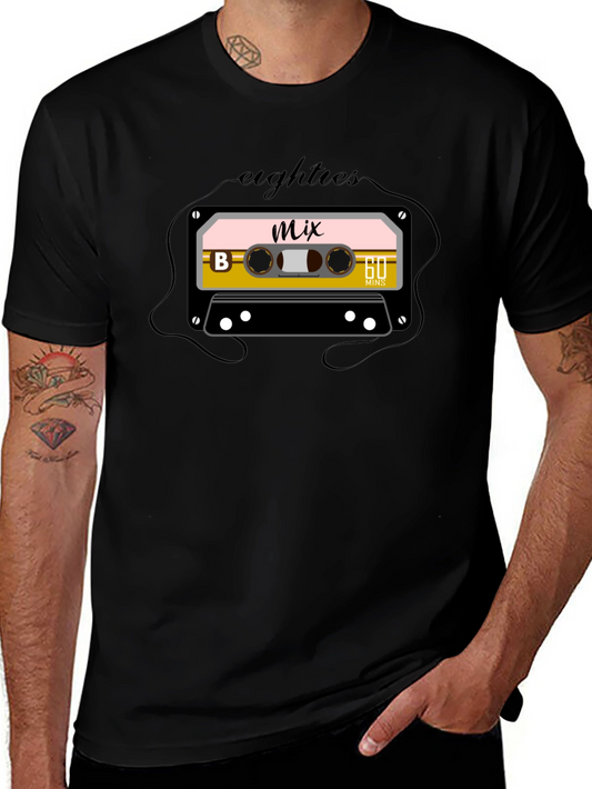 80s Retro Mix Tape Graphic Tee