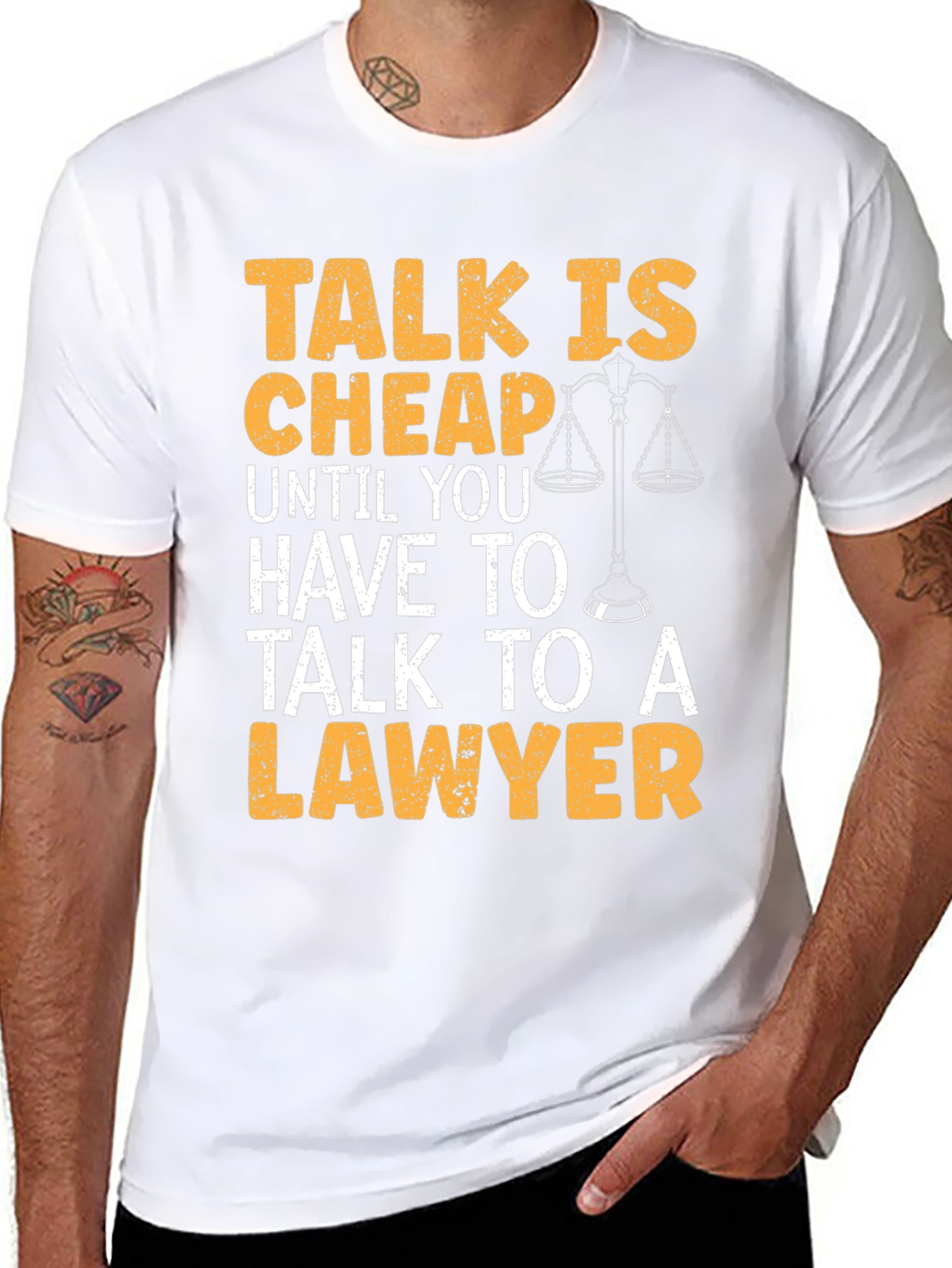 Talk Is Cheap Lawyer T-Shirt
