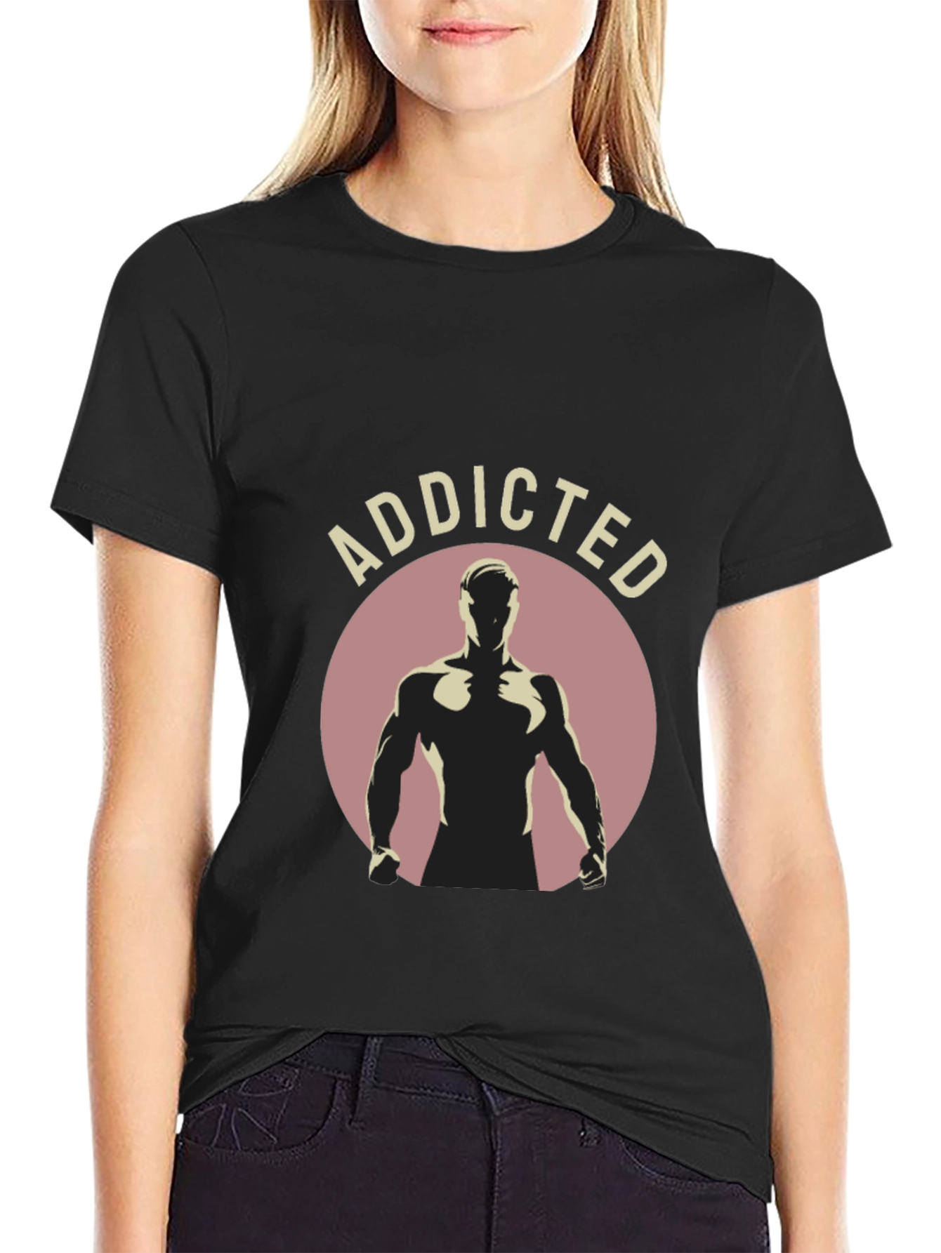 Addicted Graphic Tee - Mens Black T-Shirt