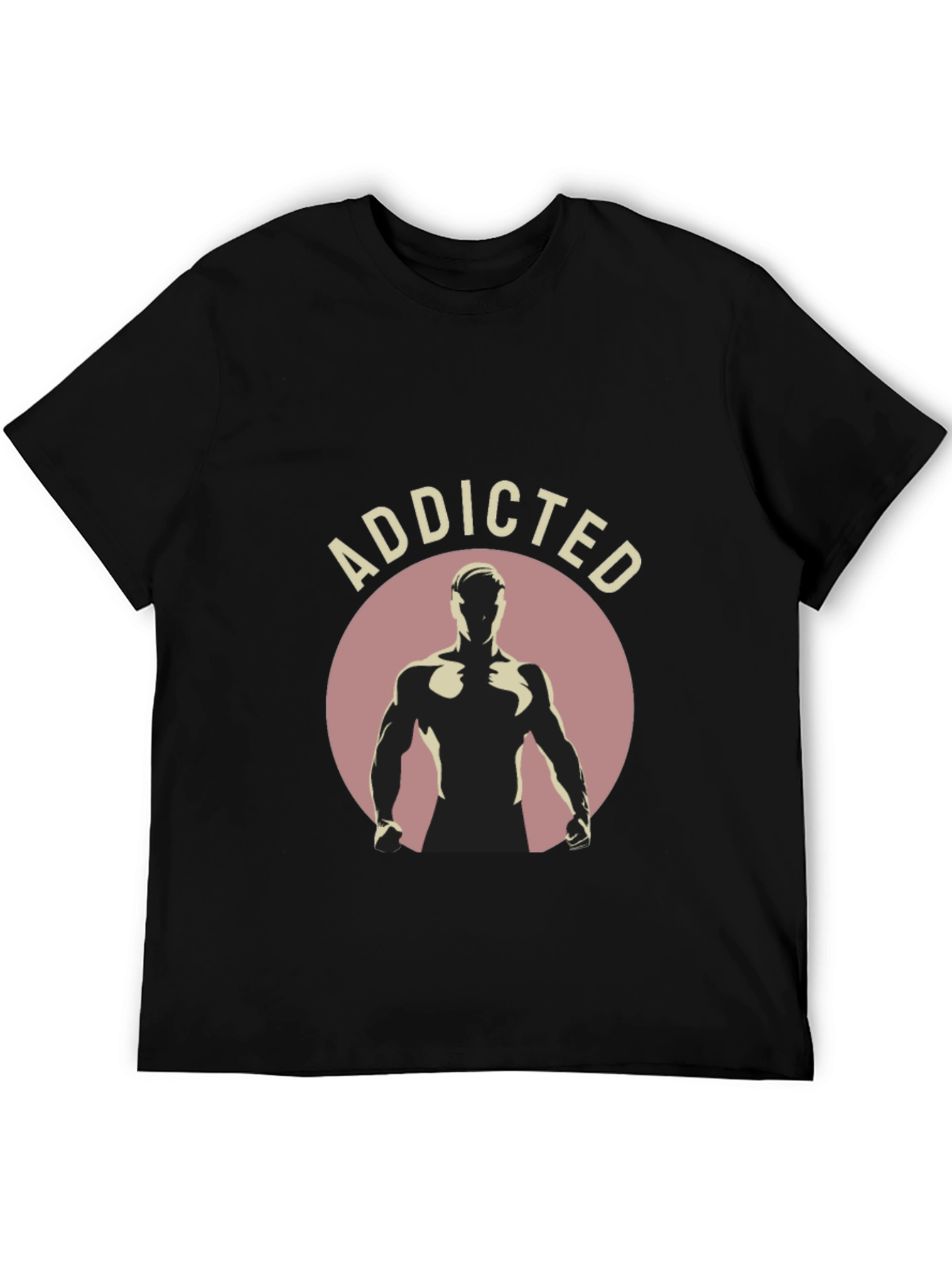 Addicted Graphic Tee - Mens Black T-Shirt
