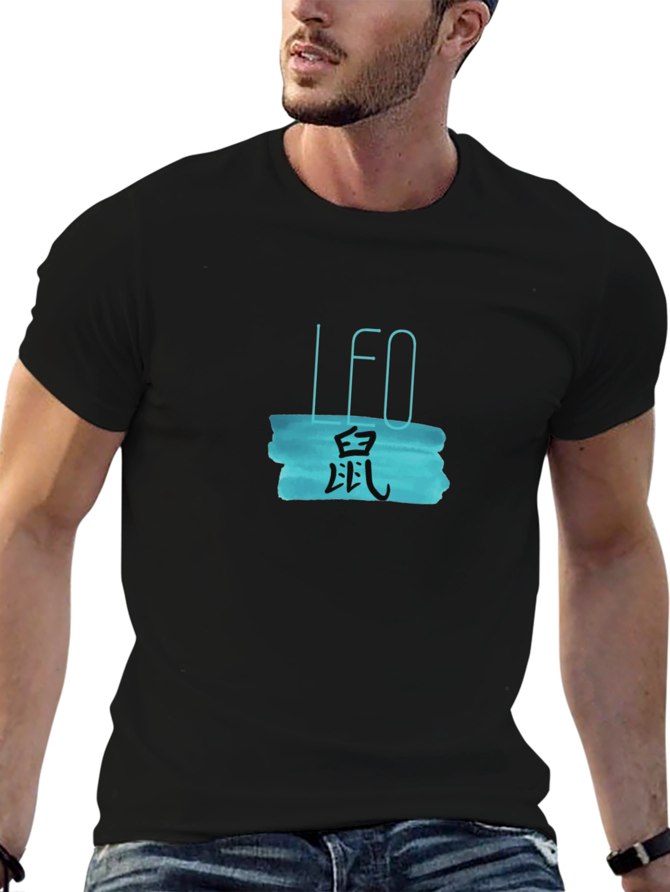 LEO Zodiac Black T-Shirt