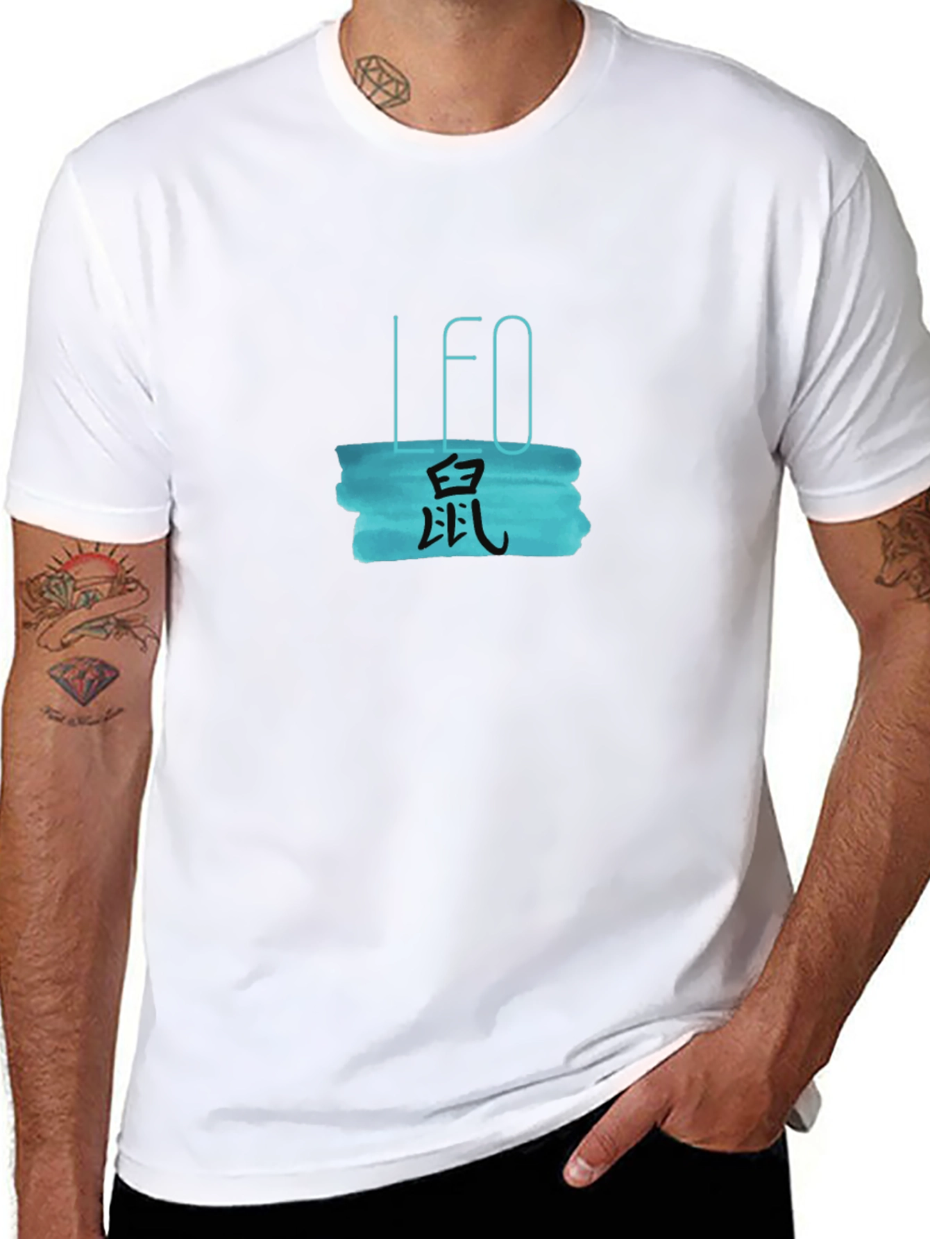 LEO Zodiac Black T-Shirt