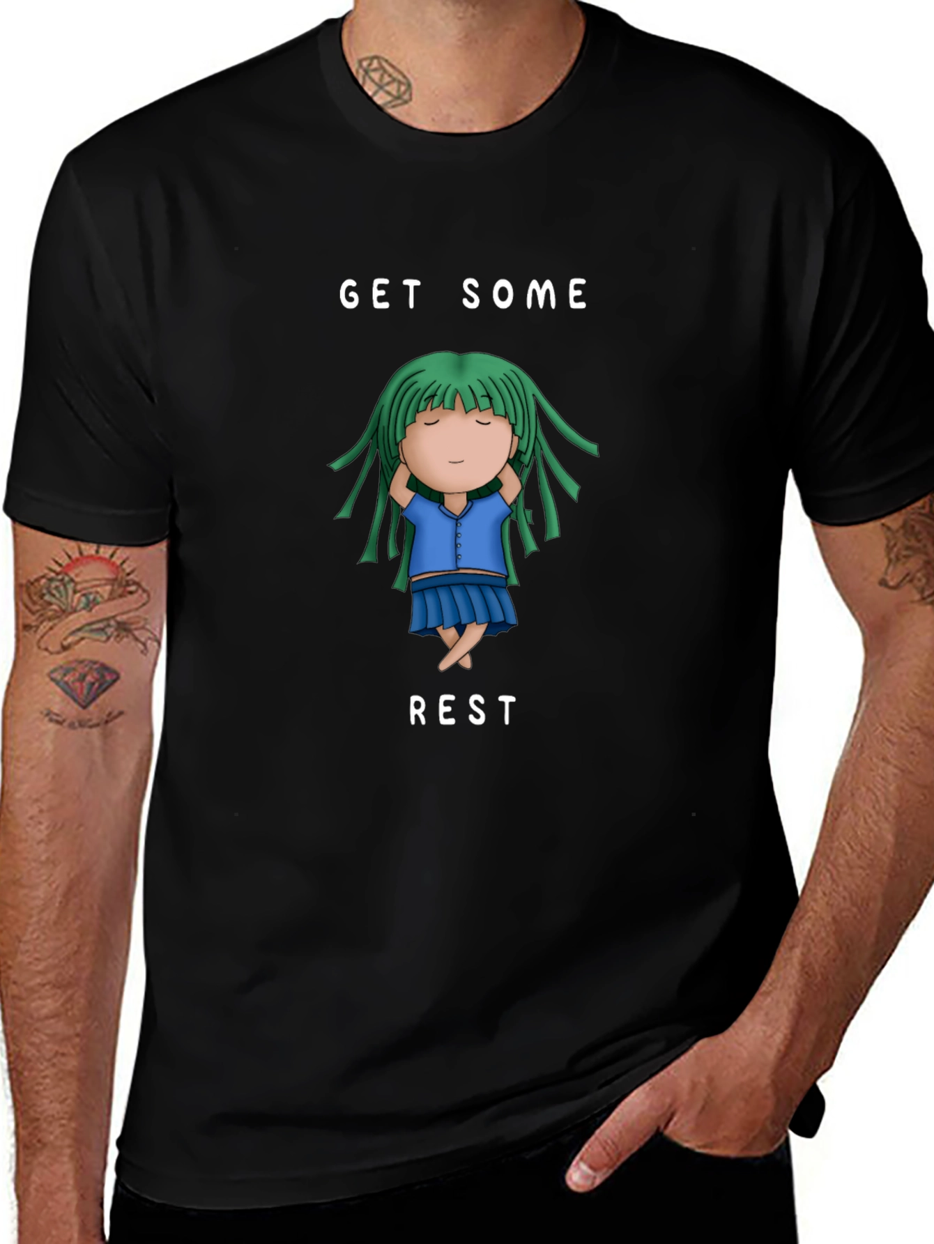 Get Some Rest Cartoon T-Shirt