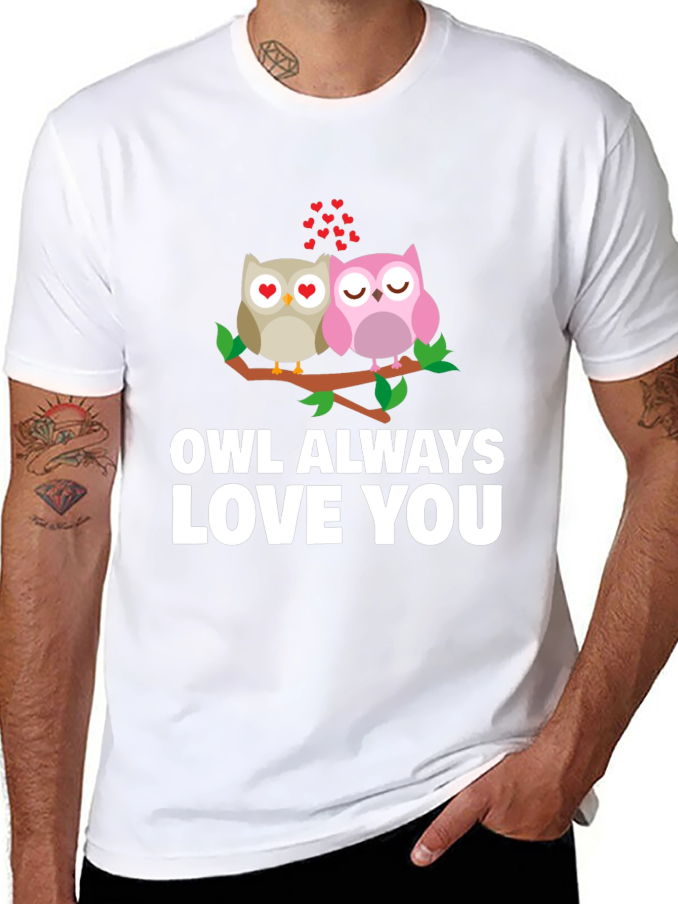 Owl Always Love You Black Graphic Tee