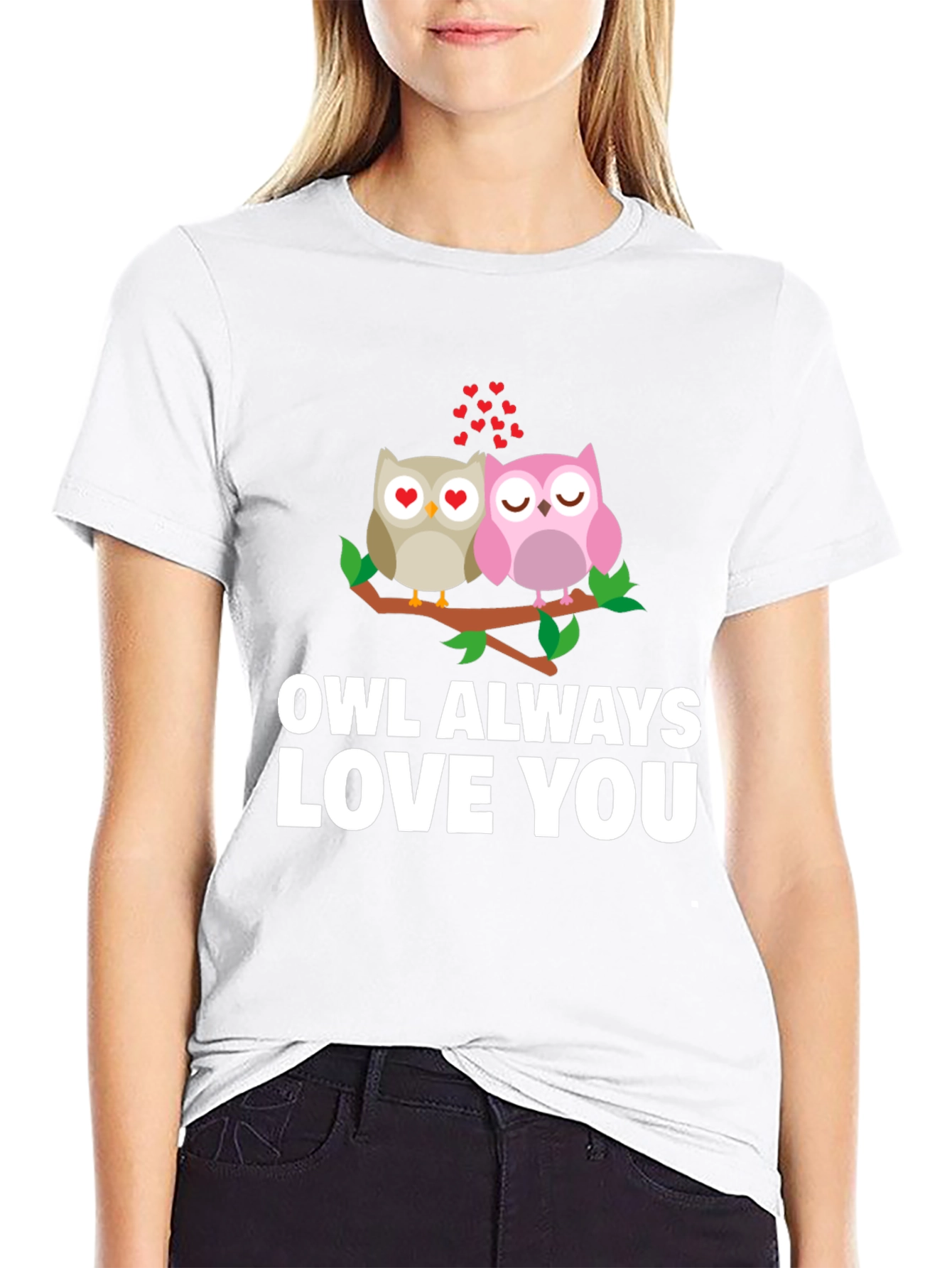 Owl Always Love You Black Graphic Tee