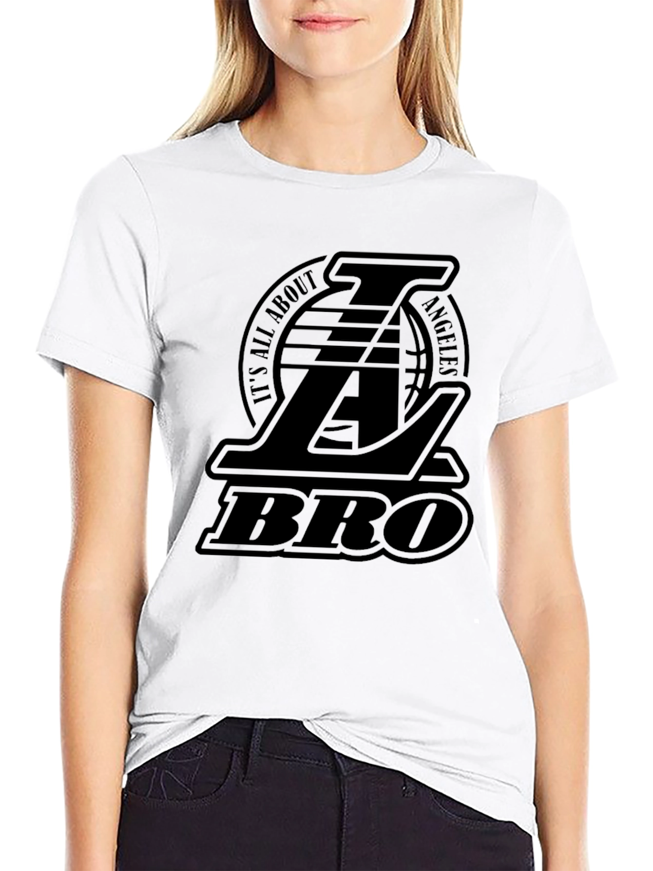 LA Lakers BRO Black T-Shirt