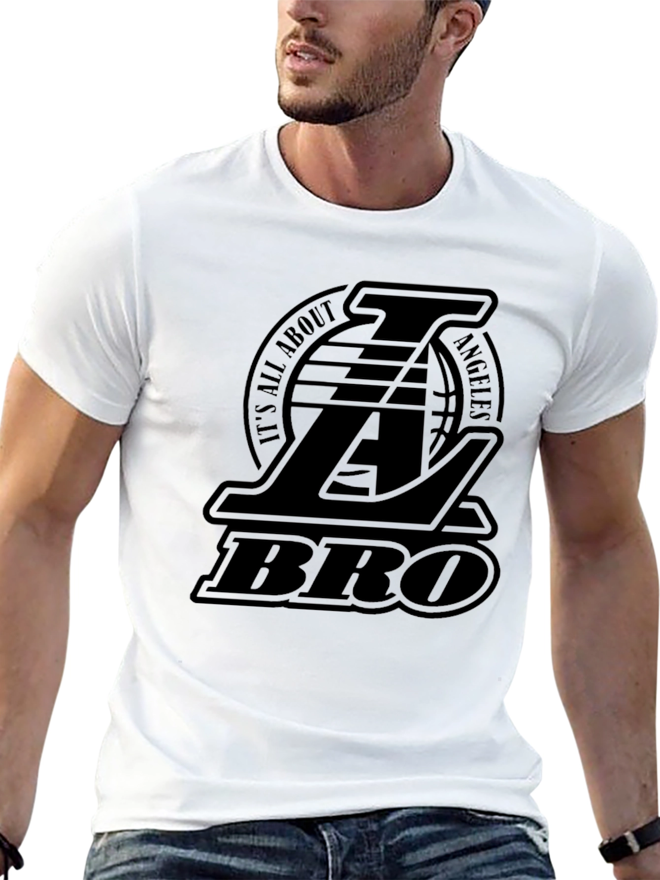 LA Lakers BRO Black T-Shirt