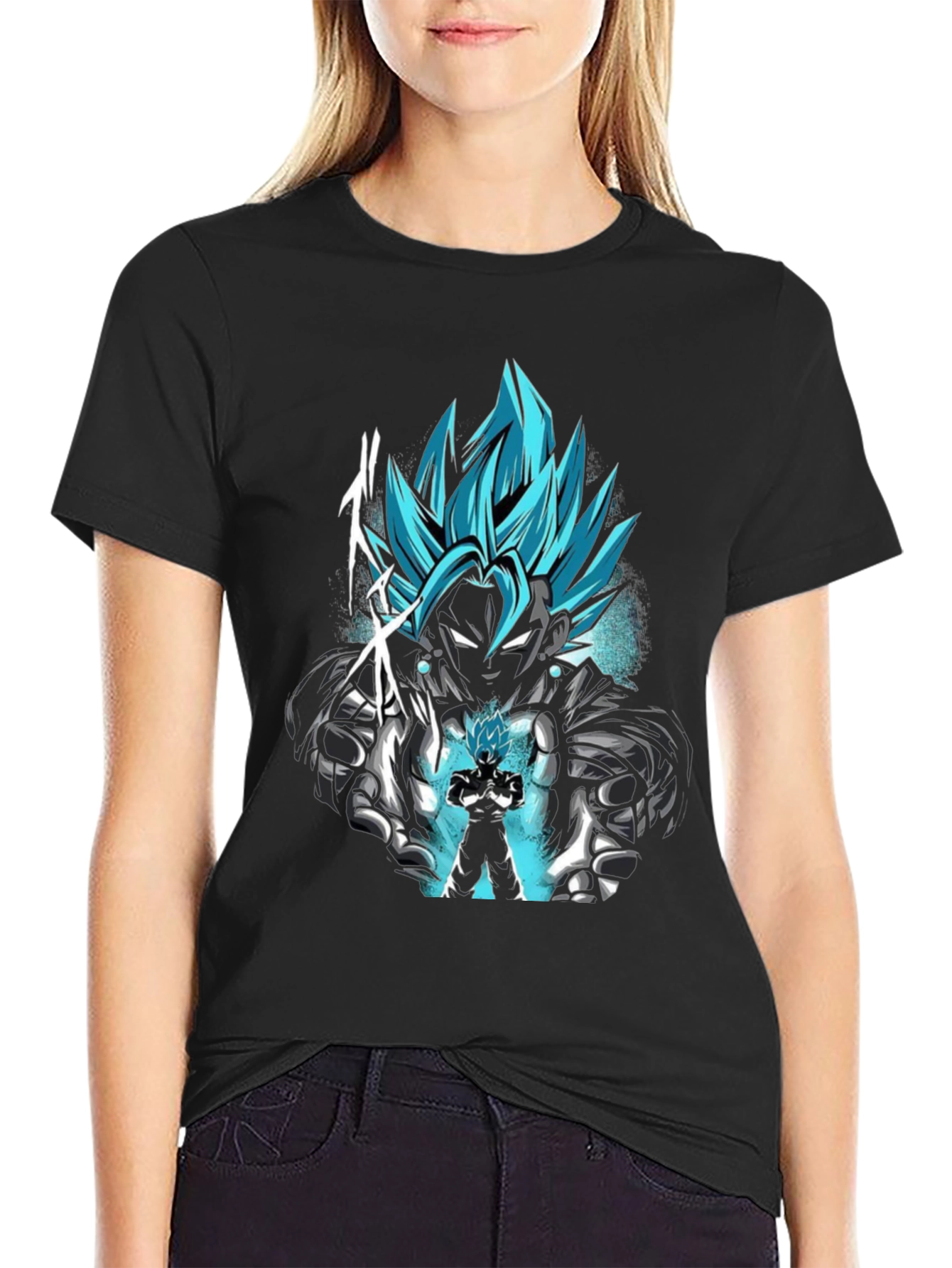 Vegito Blue Anime Graphic T-Shirt