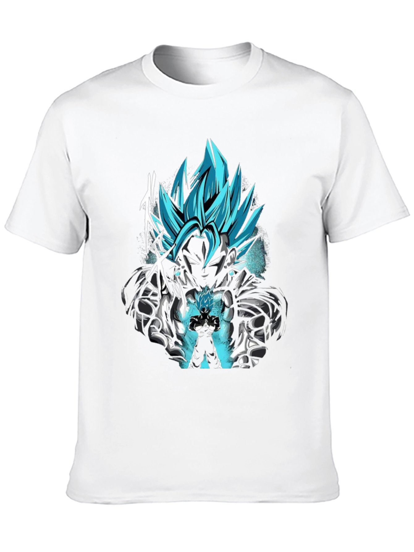 Vegito Blue Anime Graphic T-Shirt