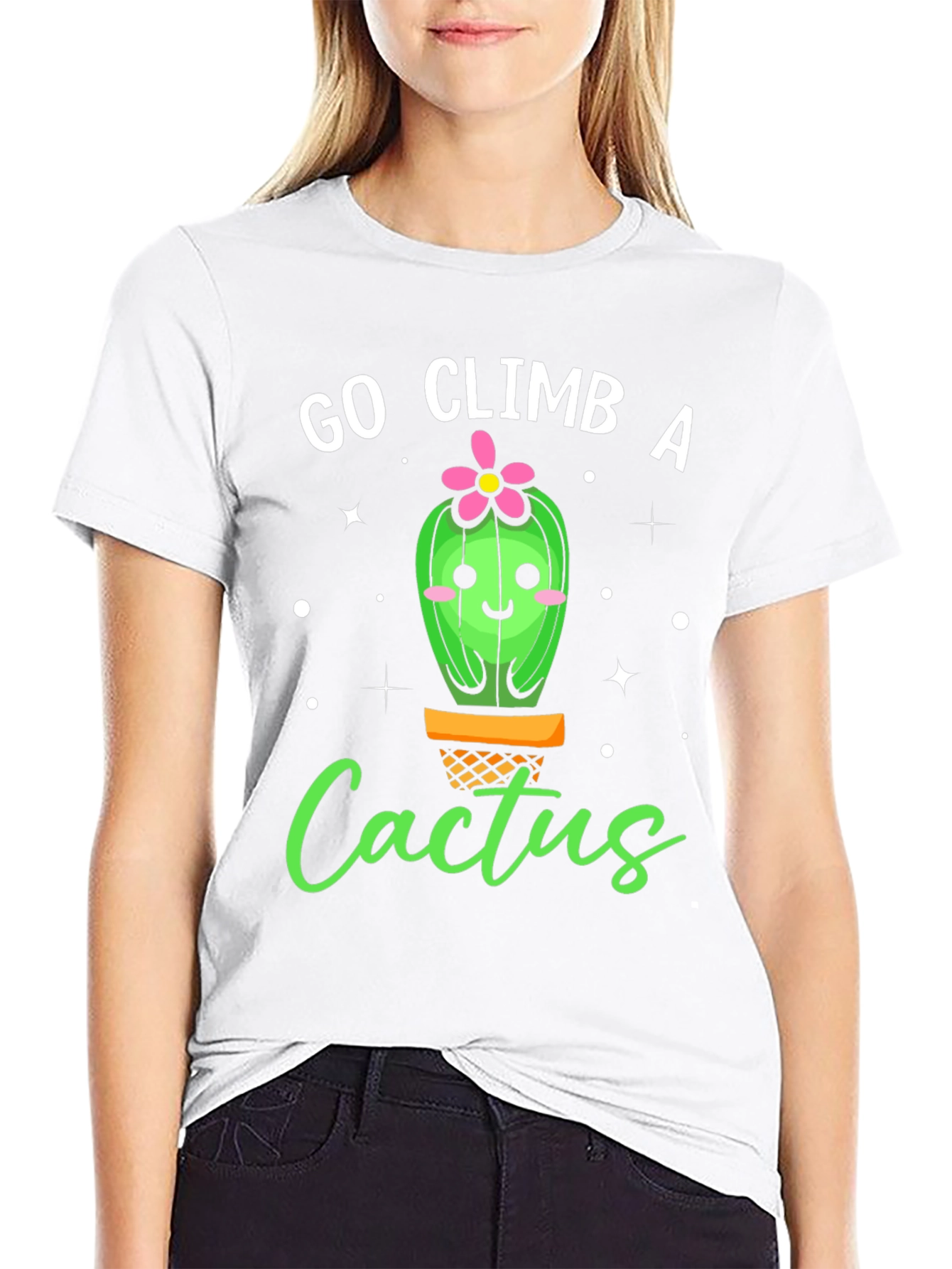 Go Climb A Cactus T-Shirt - Funny Graphic Tee